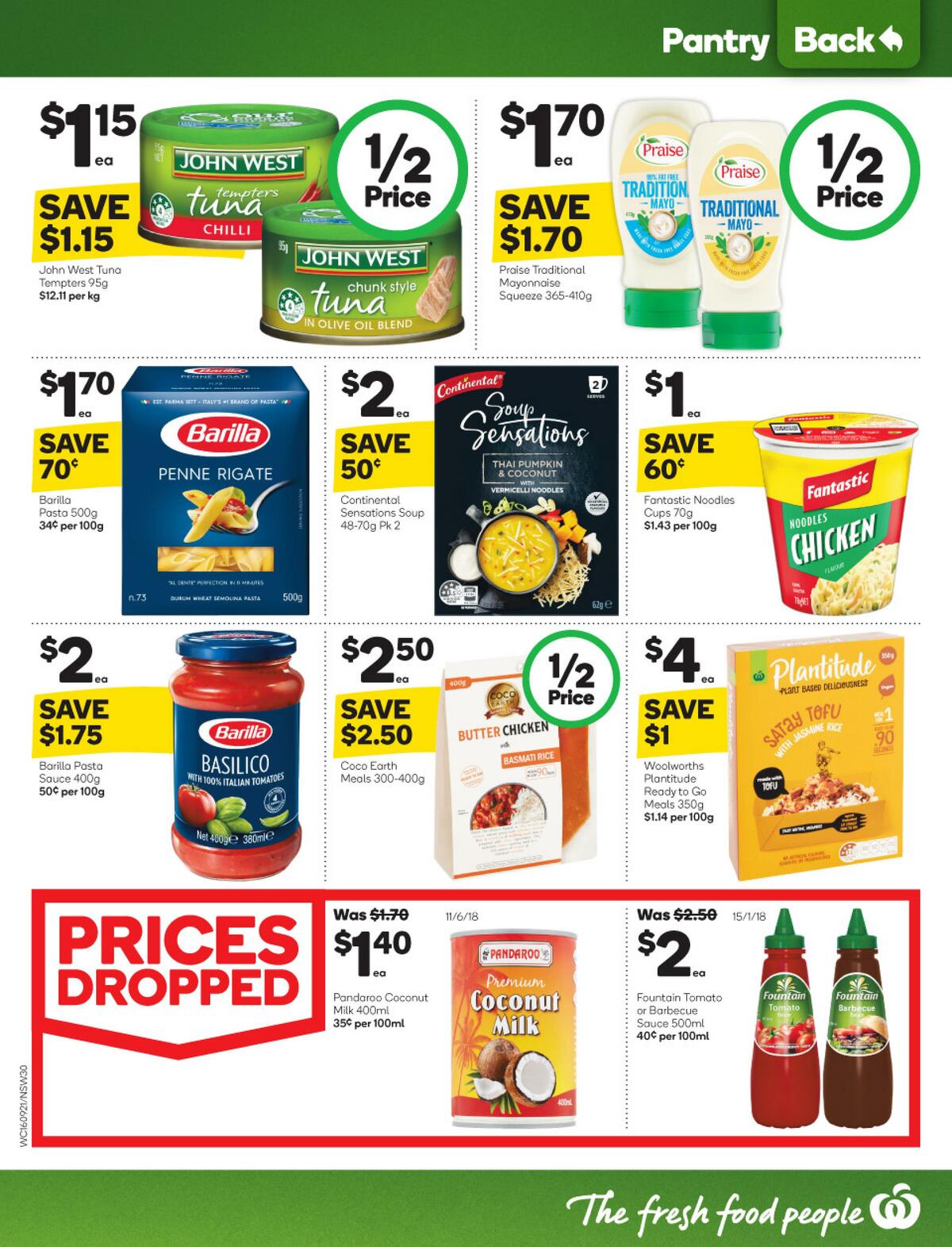 Woolworths Catalogues from 16 September