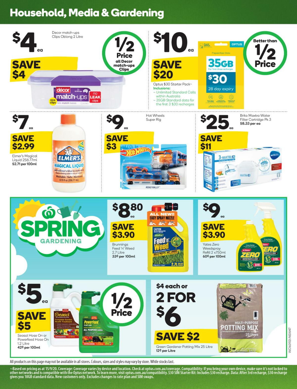 Woolworths Catalogues from 16 September