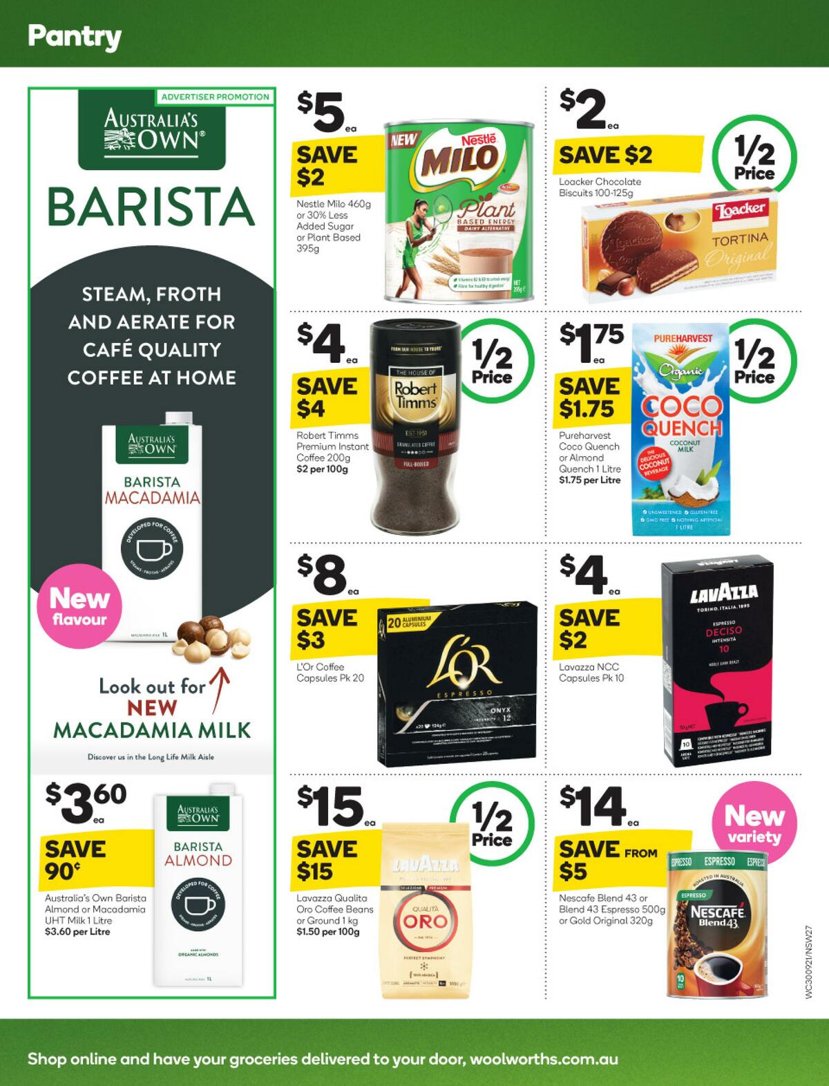 Woolworths Catalogues from 30 September