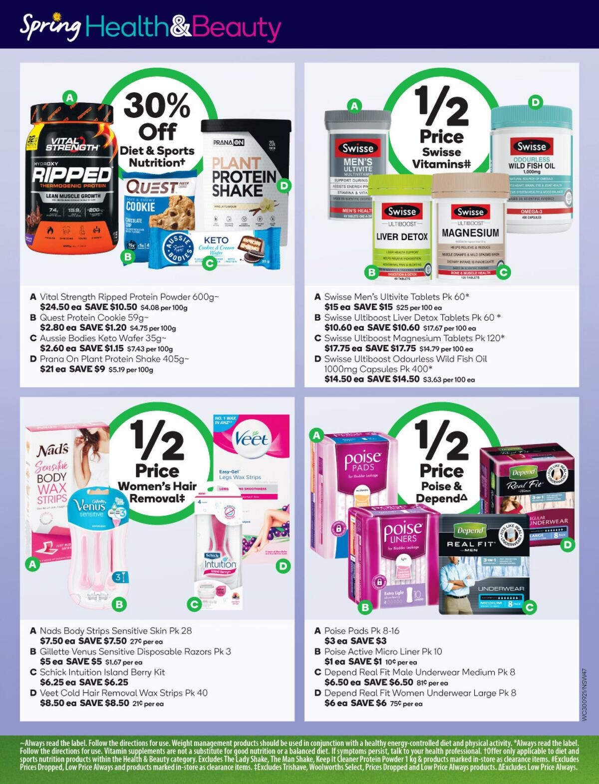 Woolworths Catalogues from 30 September