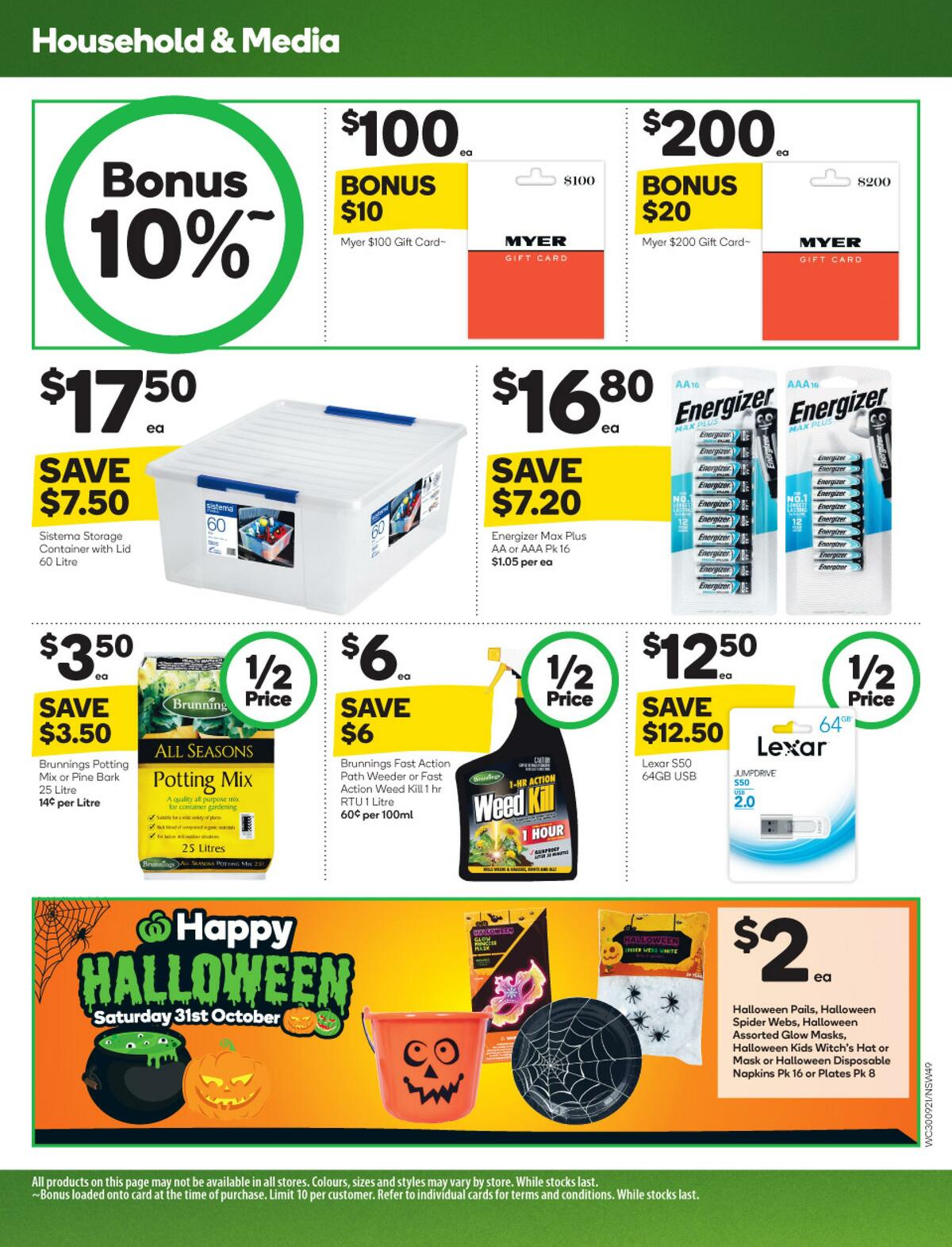 Woolworths Catalogues from 30 September