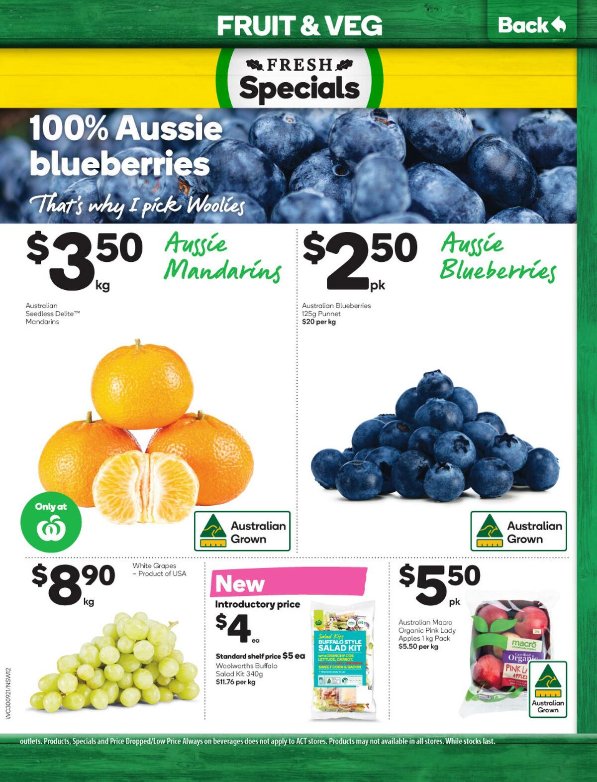 Woolworths Catalogues from 30 September