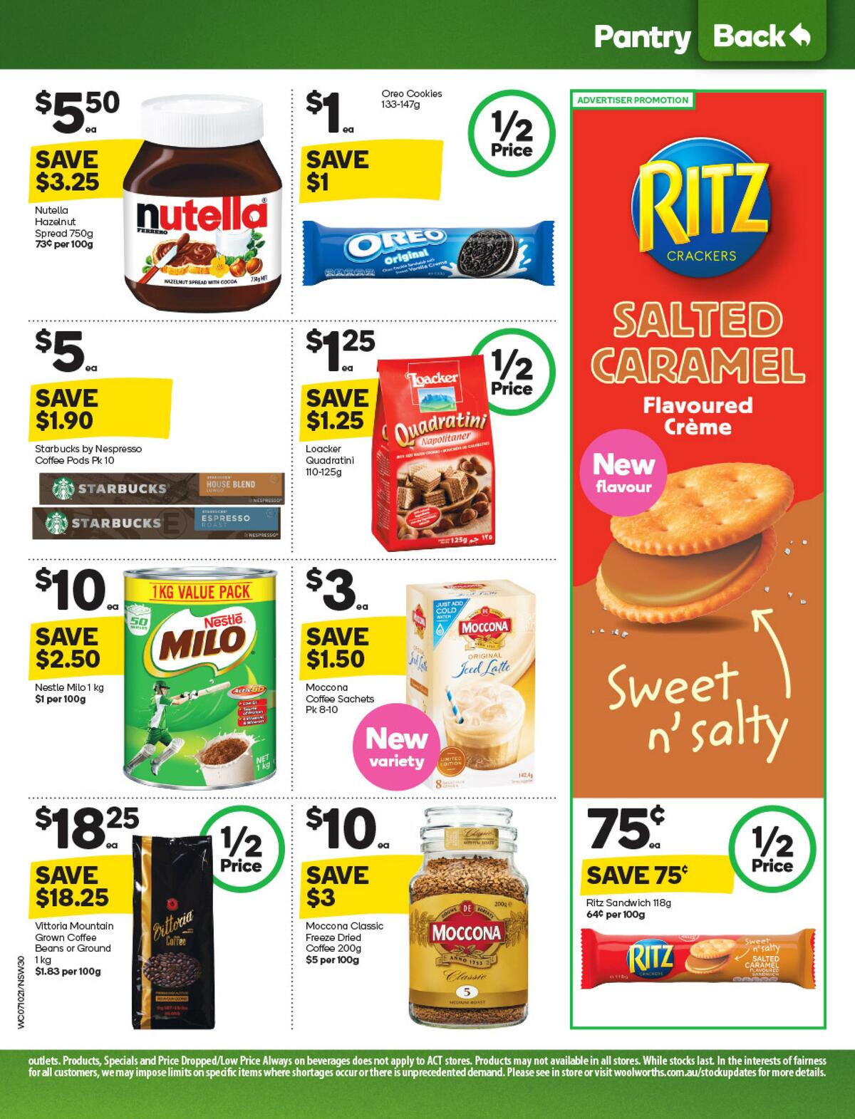 Woolworths Catalogues from 7 October