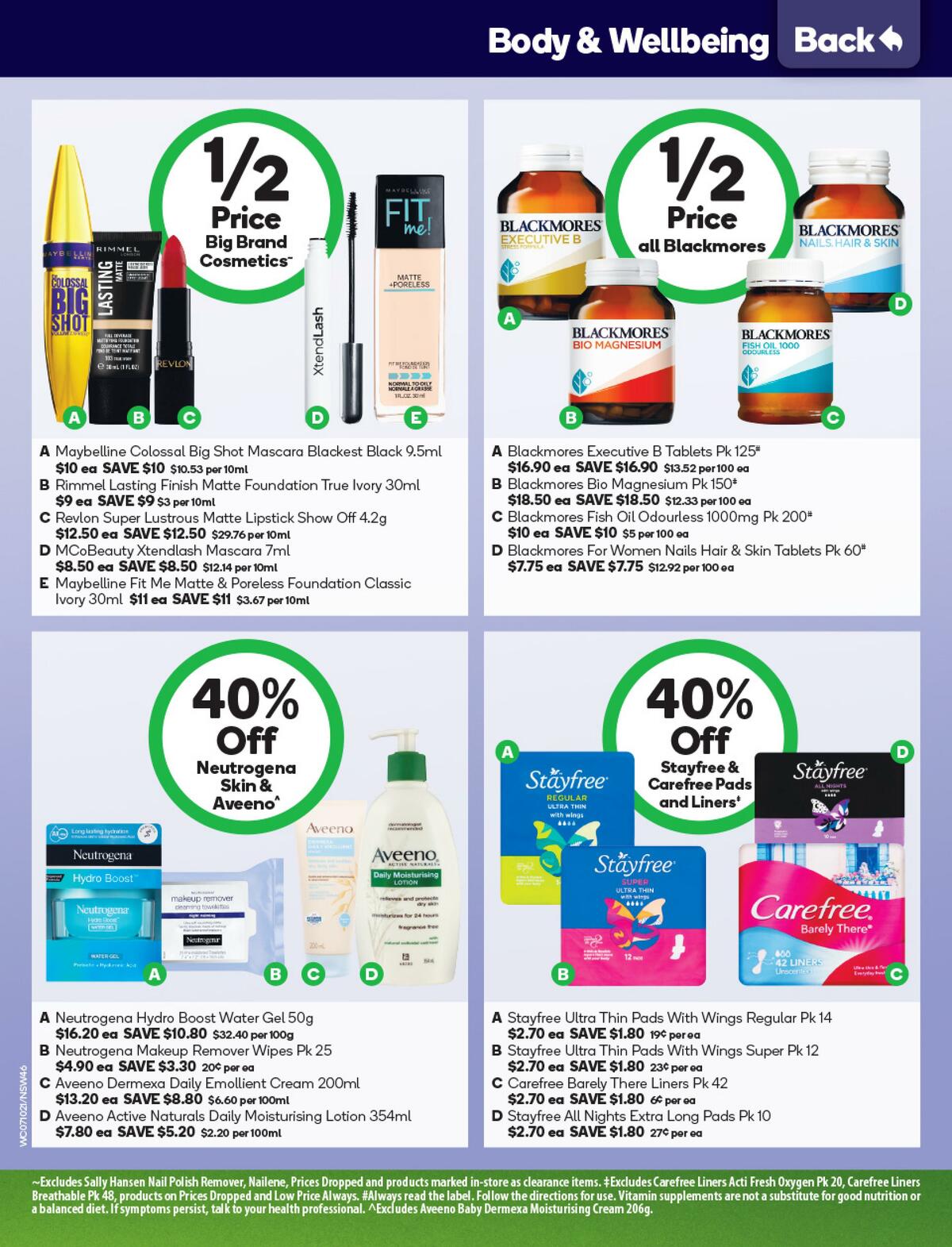 Woolworths Catalogues from 7 October