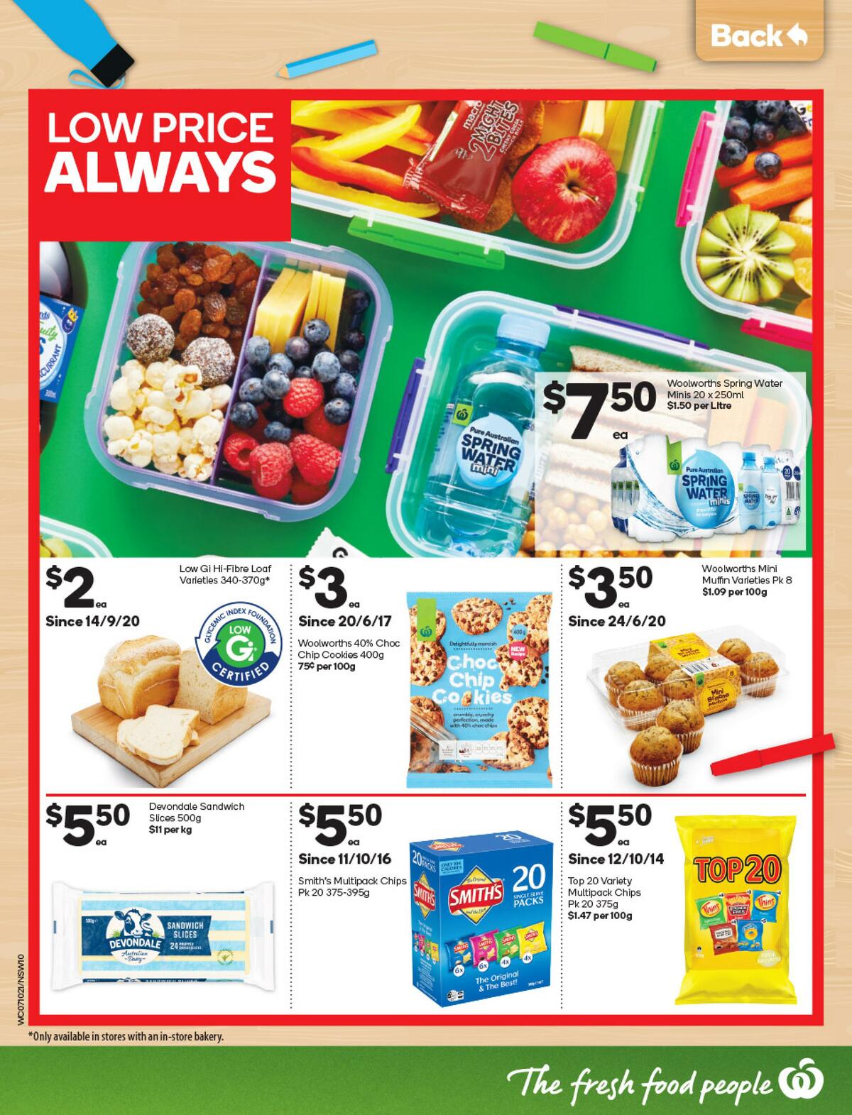 Woolworths Catalogues from 7 October