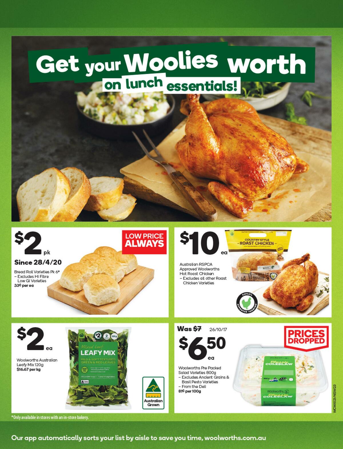 Woolworths Catalogues from 14 October