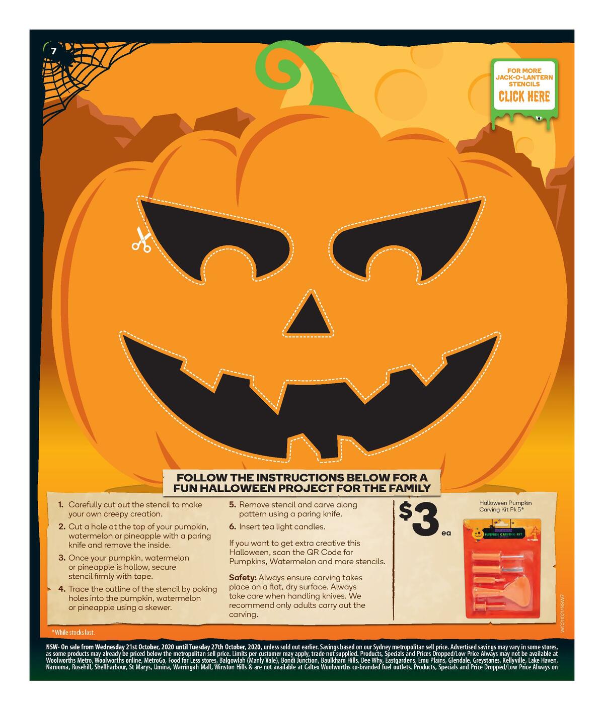 Woolworths Happy Halloween Catalogues from 21 October