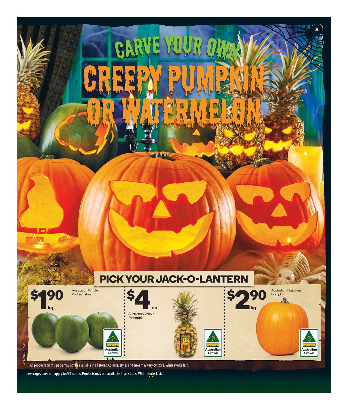 Woolworths Happy Halloween Catalogues from 21 October