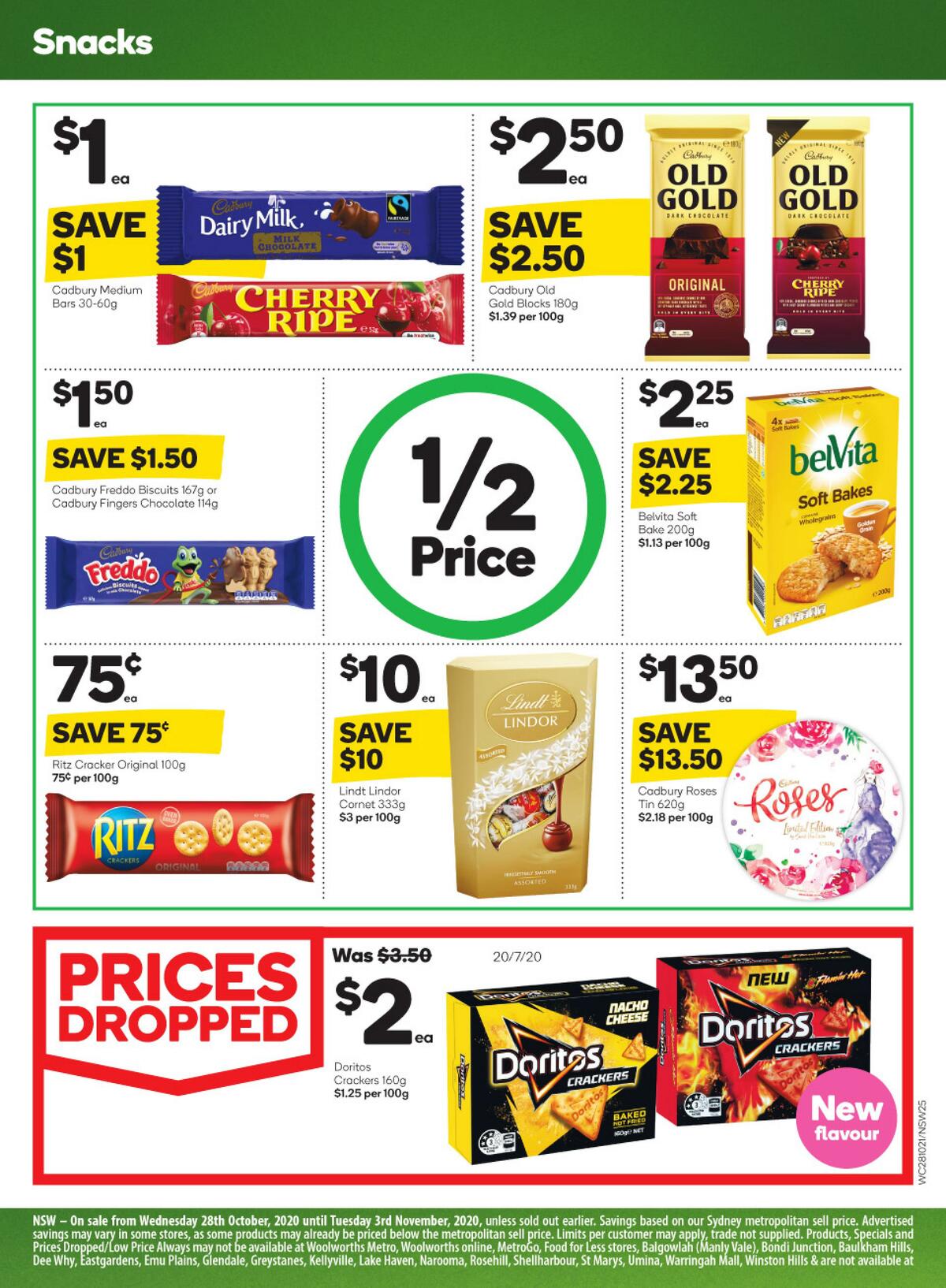 Woolworths Catalogues from 28 October