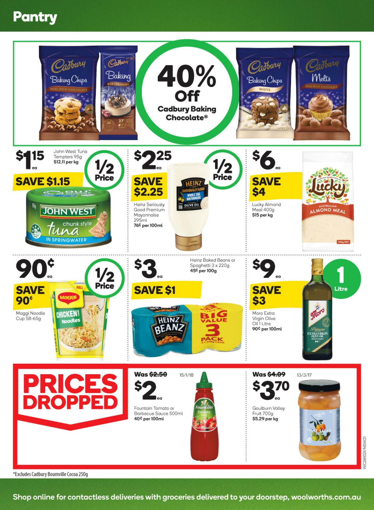 Woolworths Catalogues from 28 October