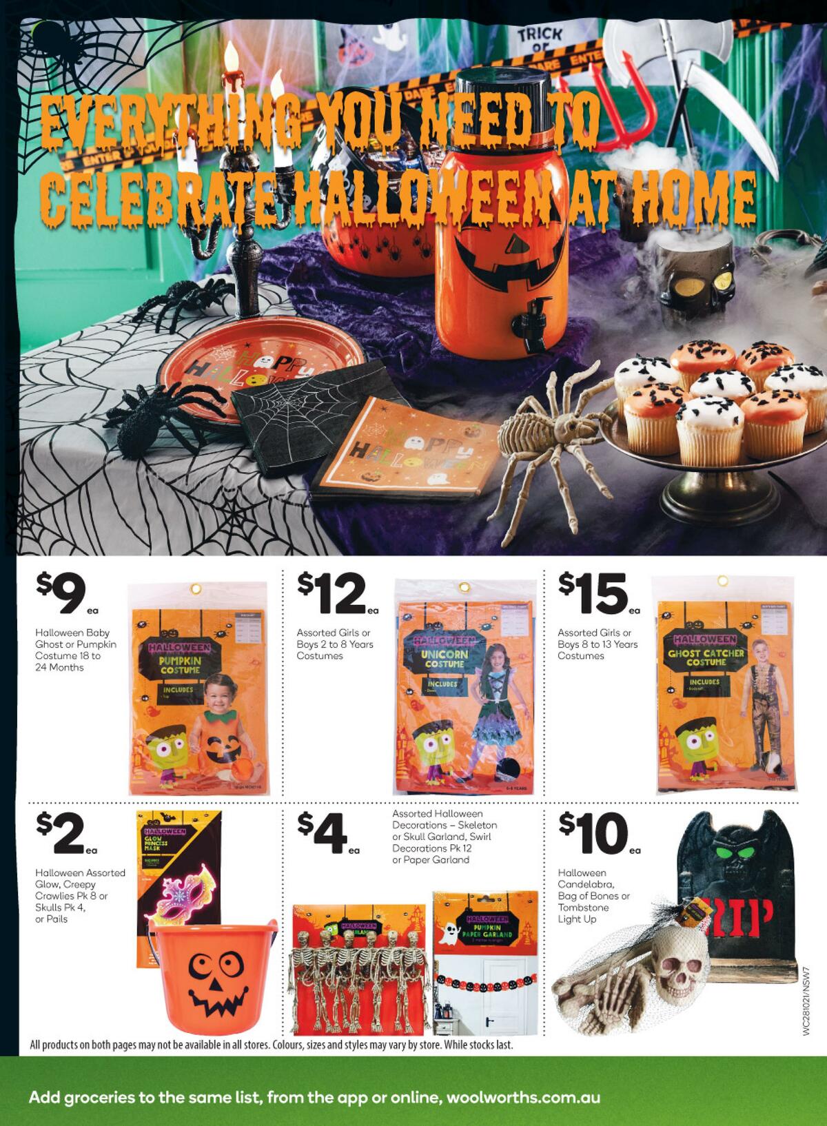 Woolworths Catalogues from 28 October