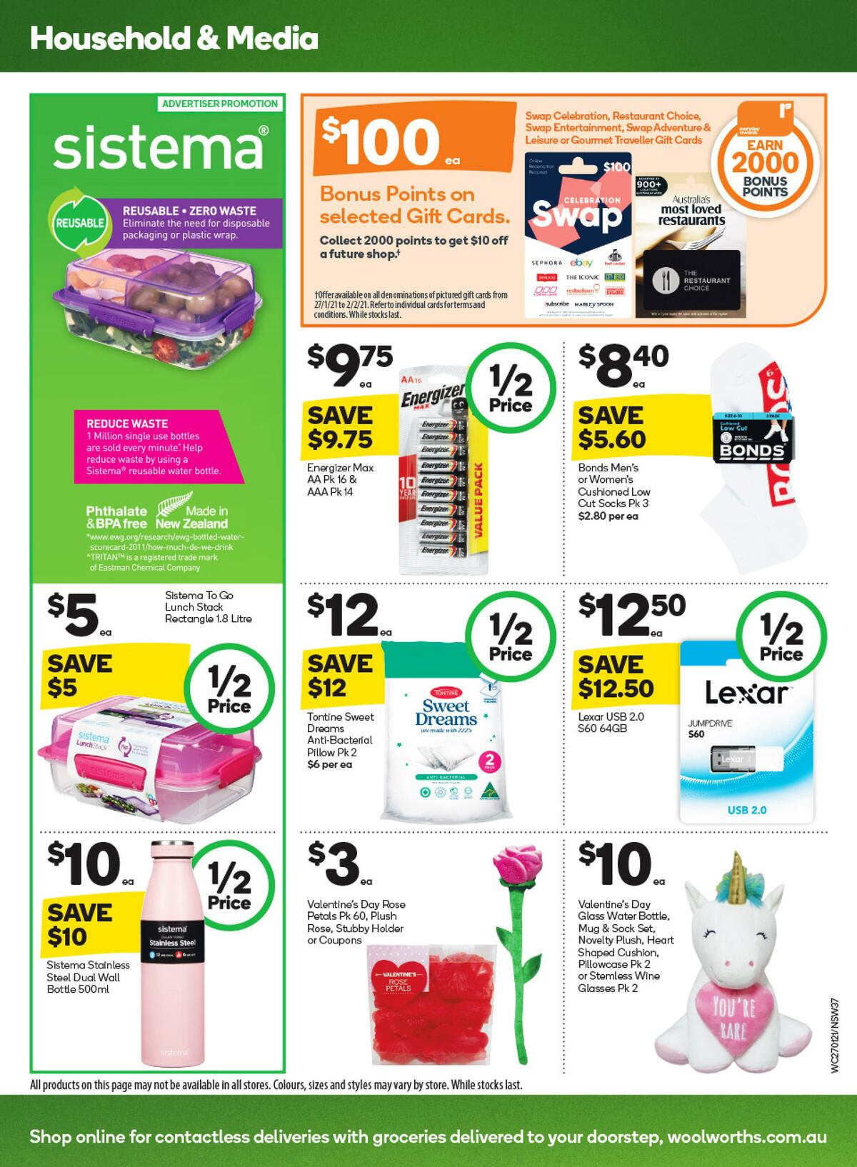 Woolworths Catalogues from 27 January