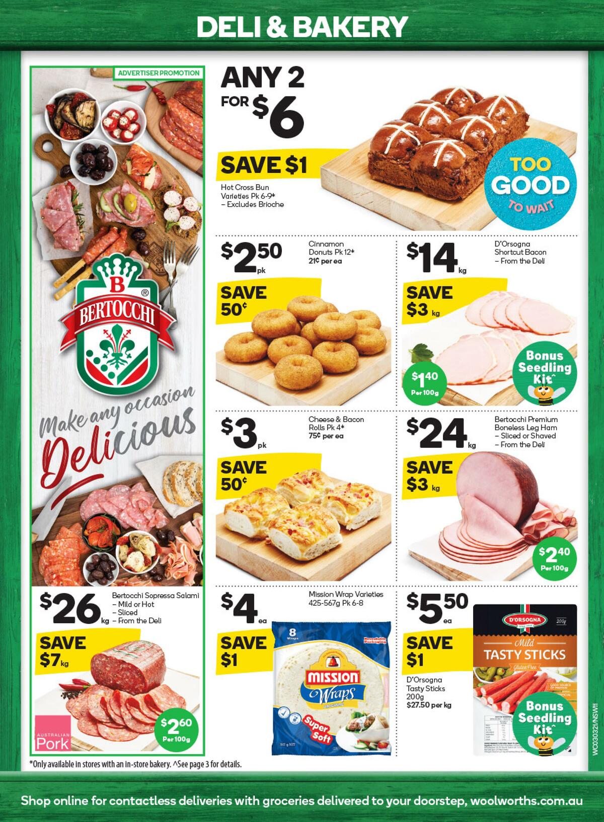 Woolworths Catalogues from 3 March