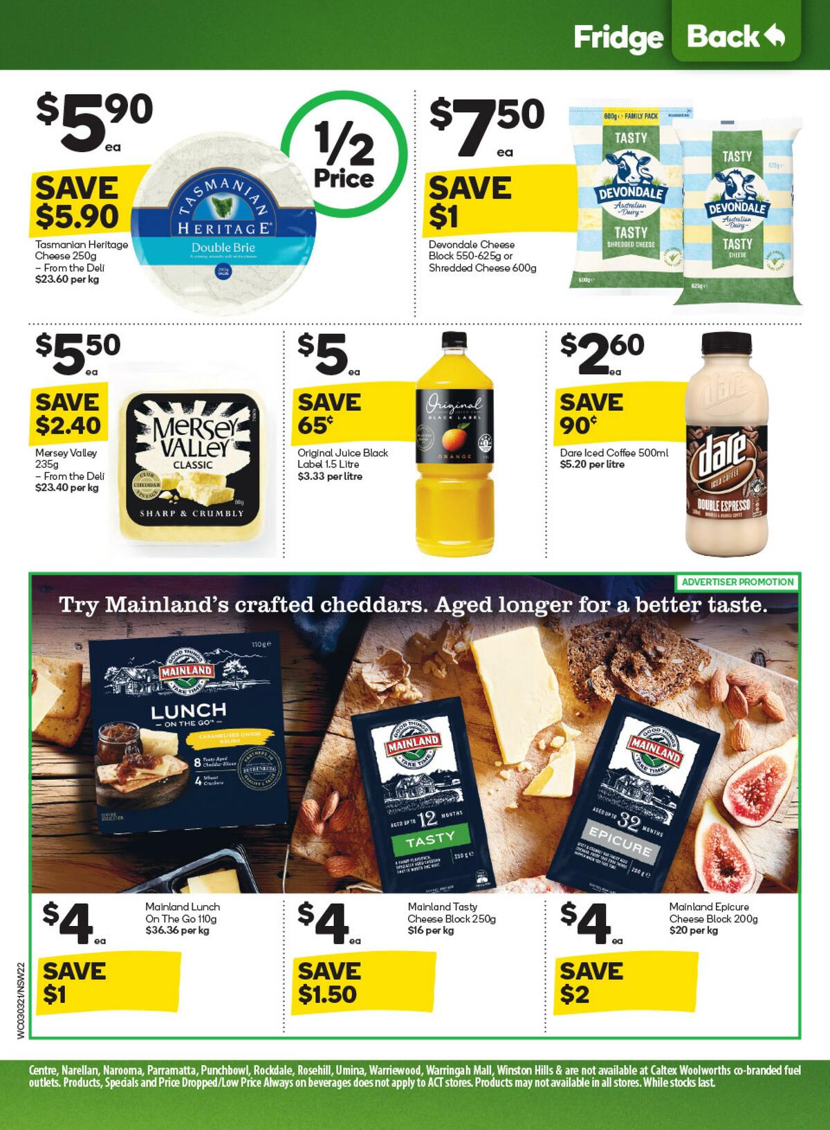 Woolworths Catalogues from 3 March