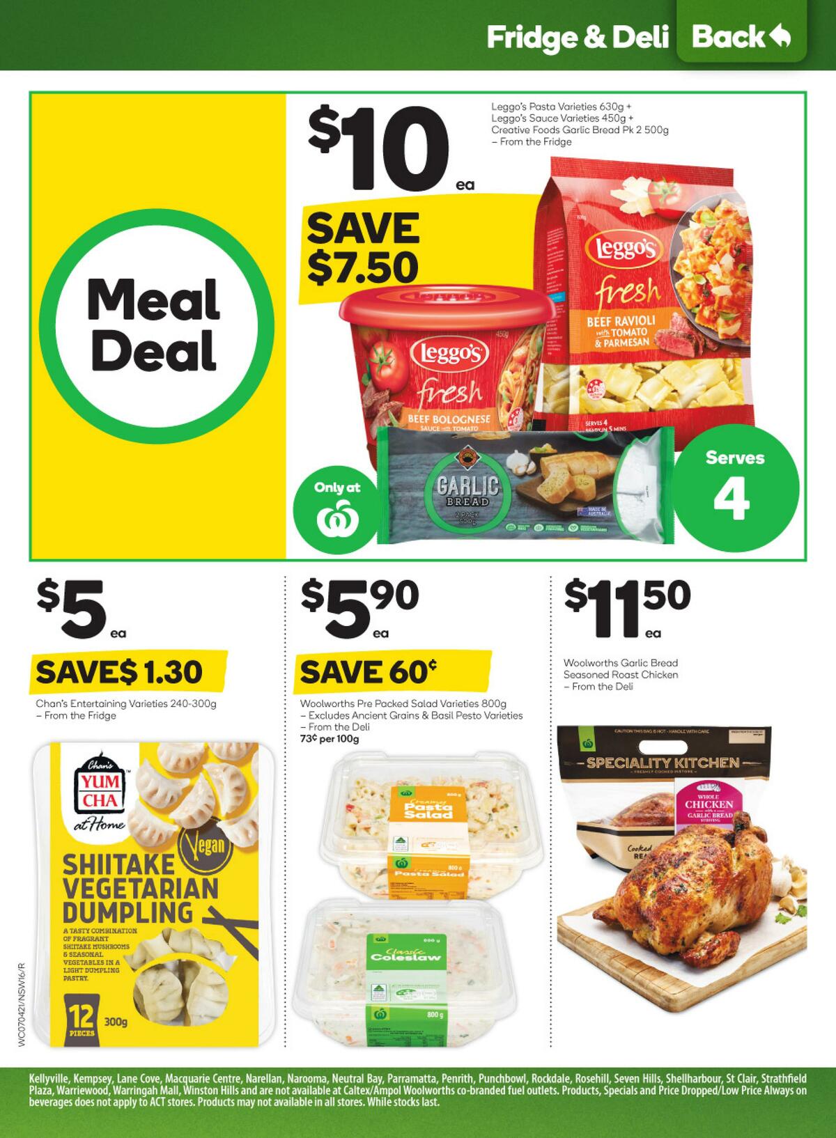 Woolworths Catalogues from 7 April