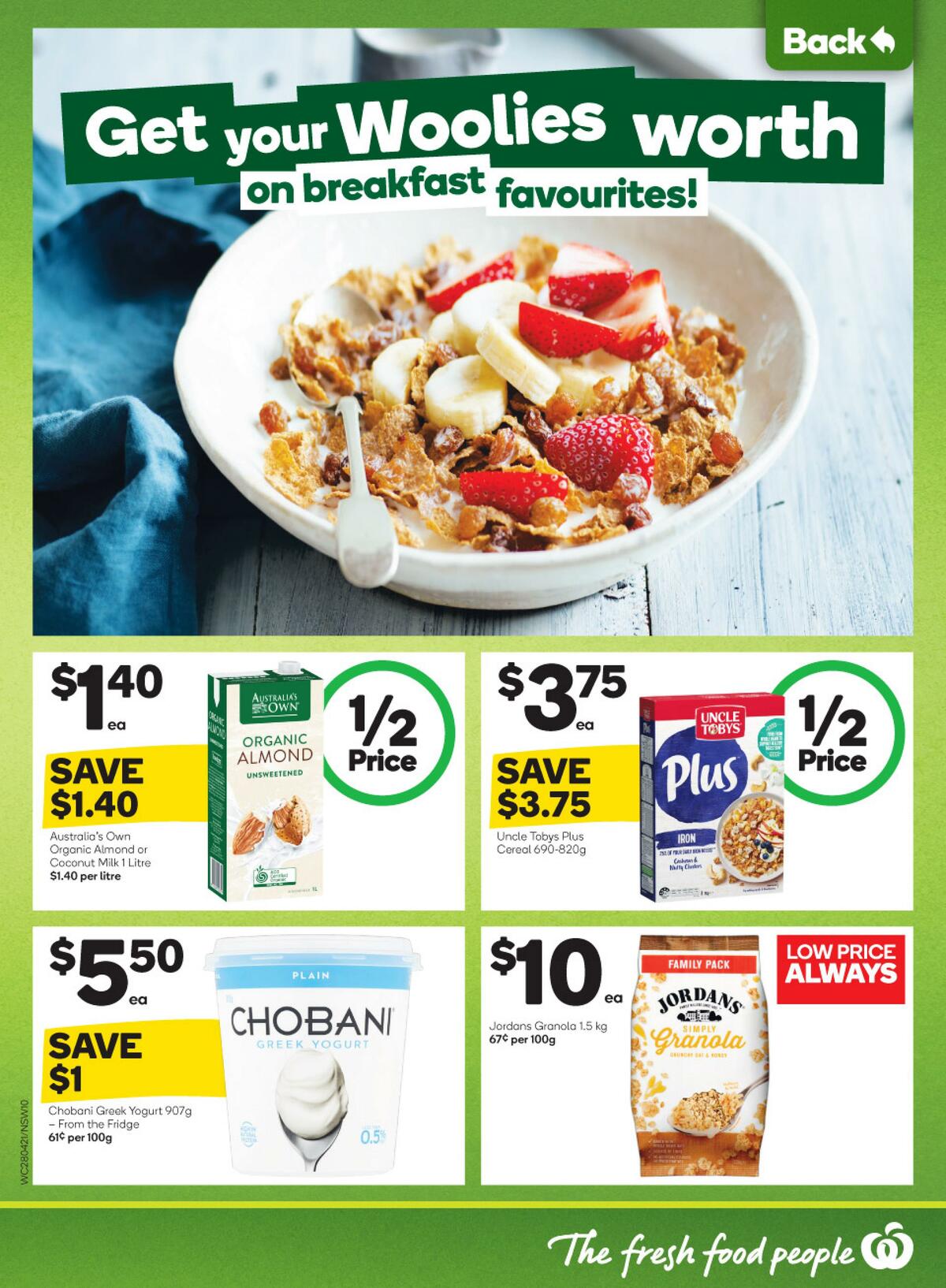 Woolworths Catalogues from 28 April