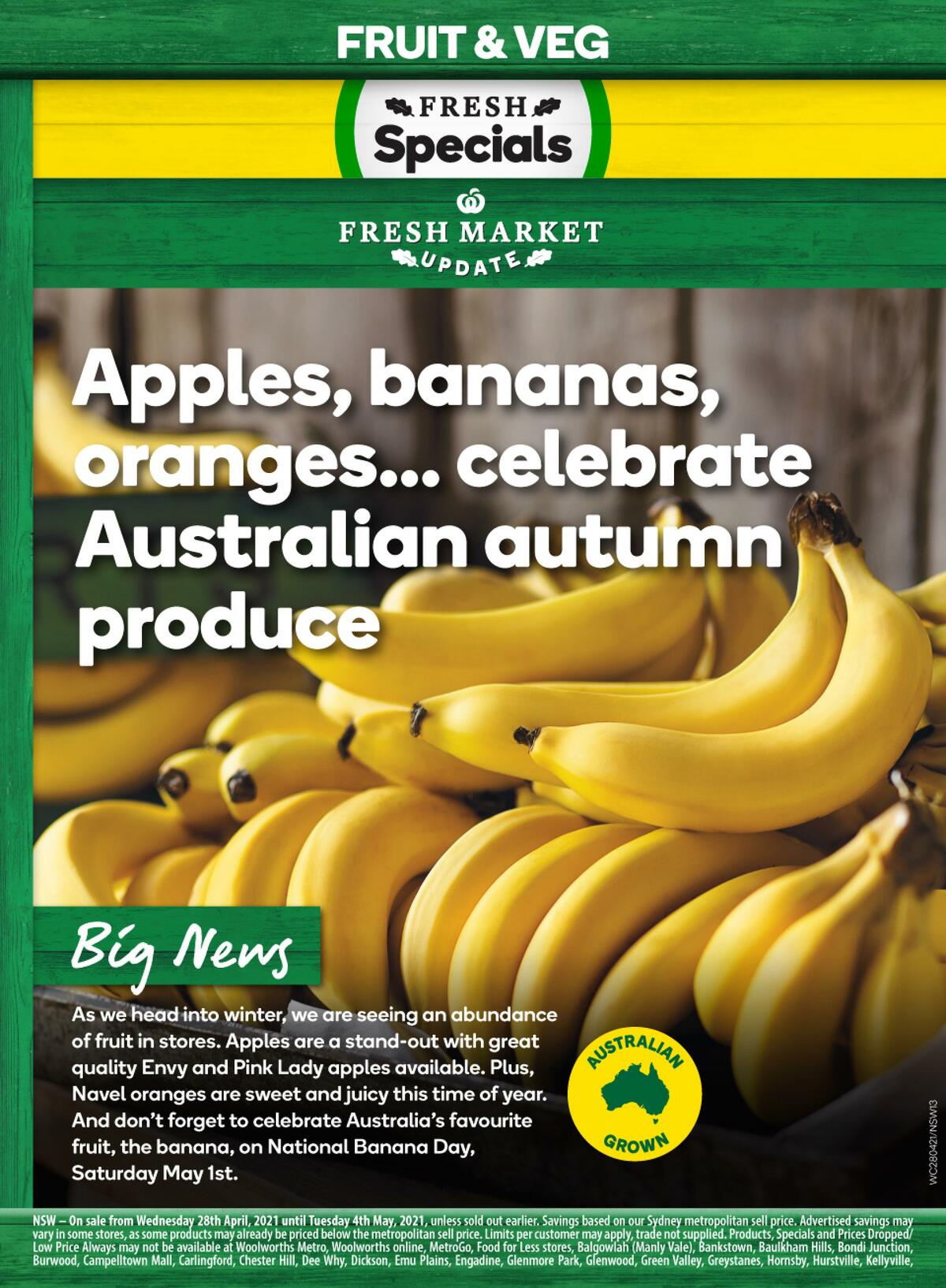 Woolworths Catalogues from 28 April