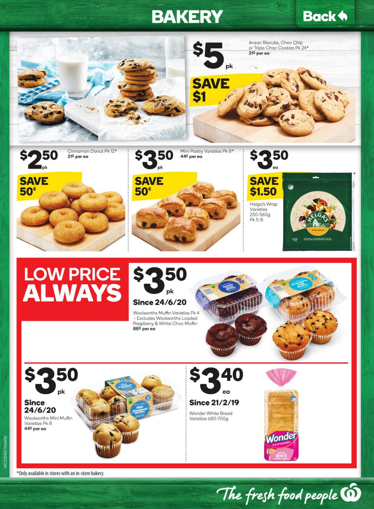 Woolworths Catalogues from 28 April