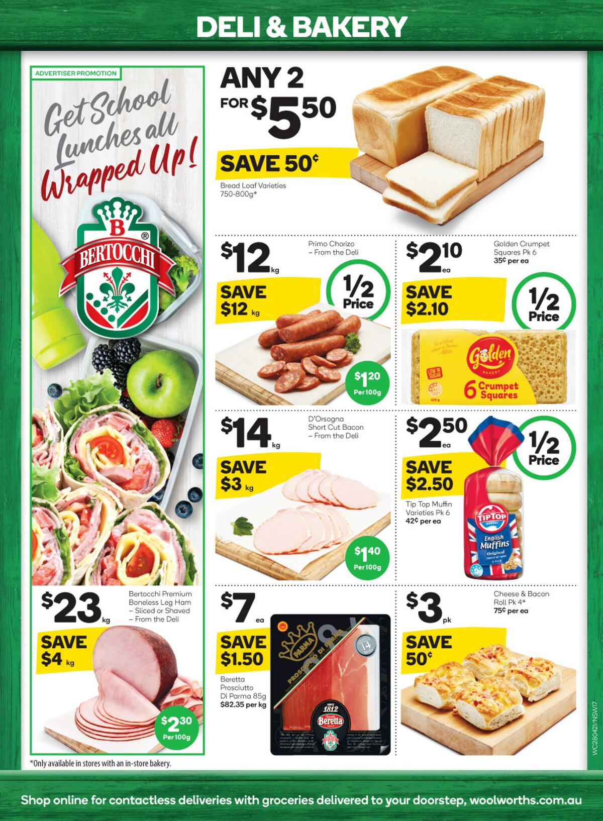 Woolworths Catalogues from 28 April