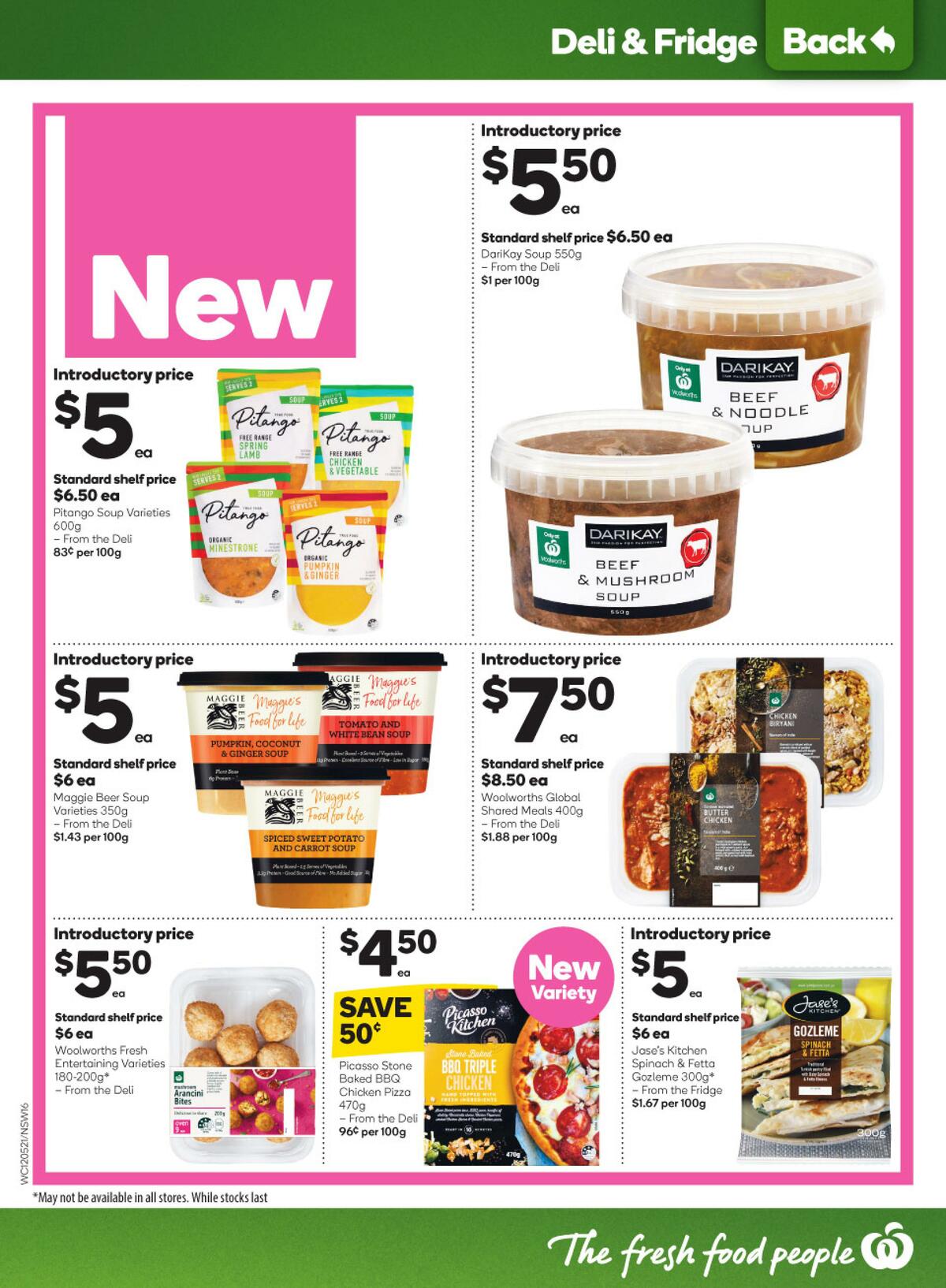 Woolworths Catalogues from 12 May