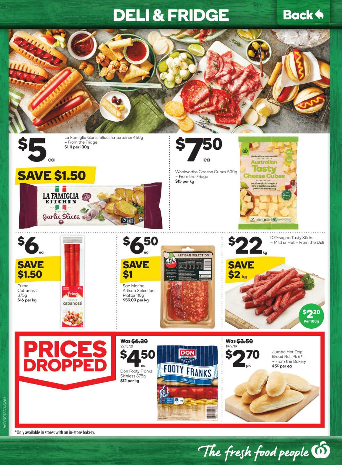 Woolworths Catalogues from 7 July