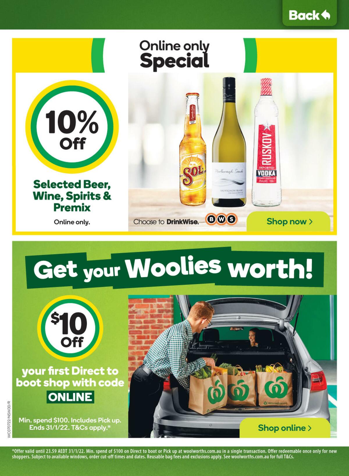 Woolworths Catalogues from 7 July