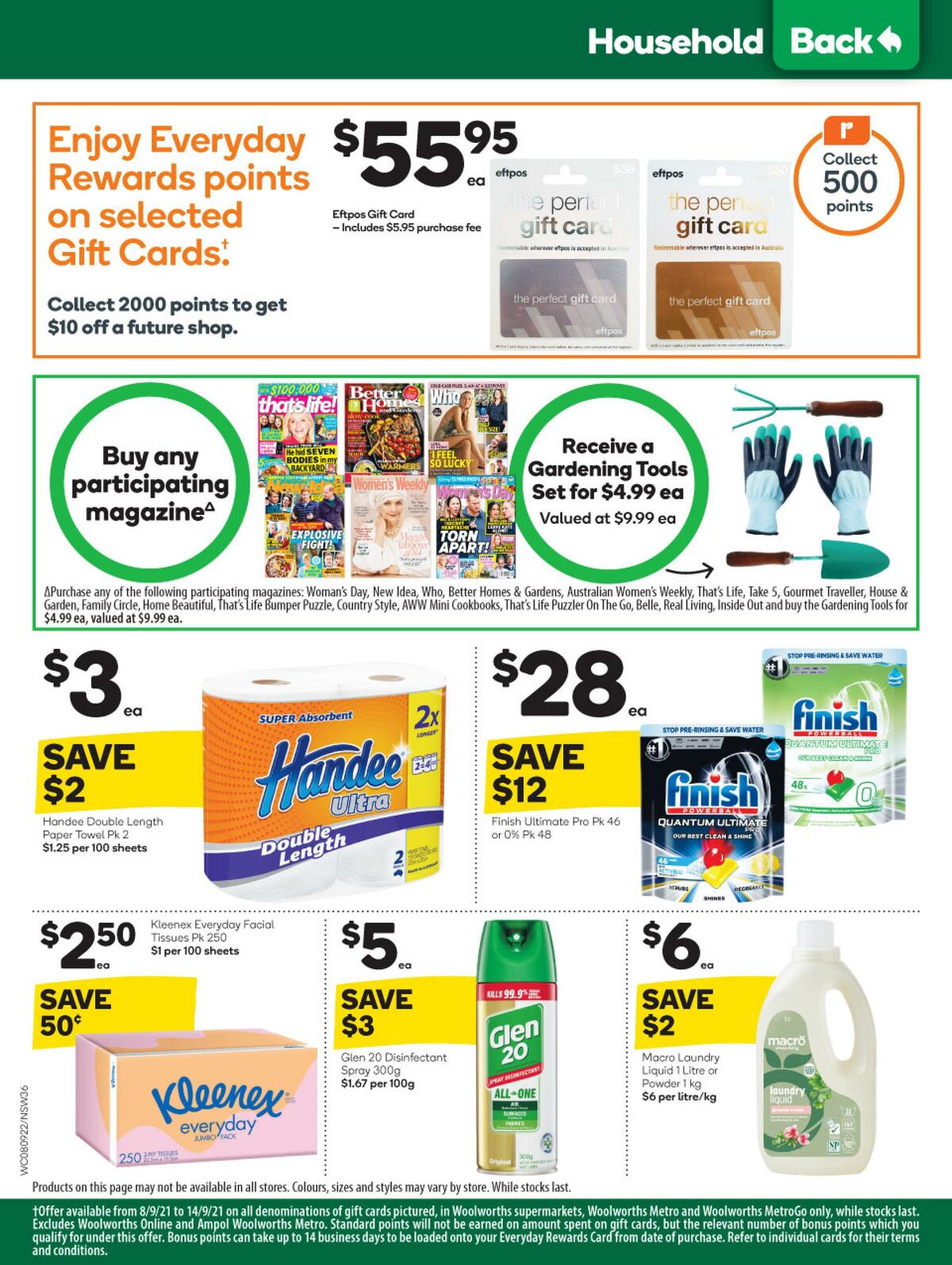 Woolworths Catalogues from 8 September