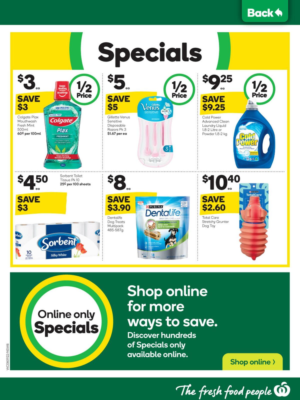 Woolworths Catalogues from 8 September