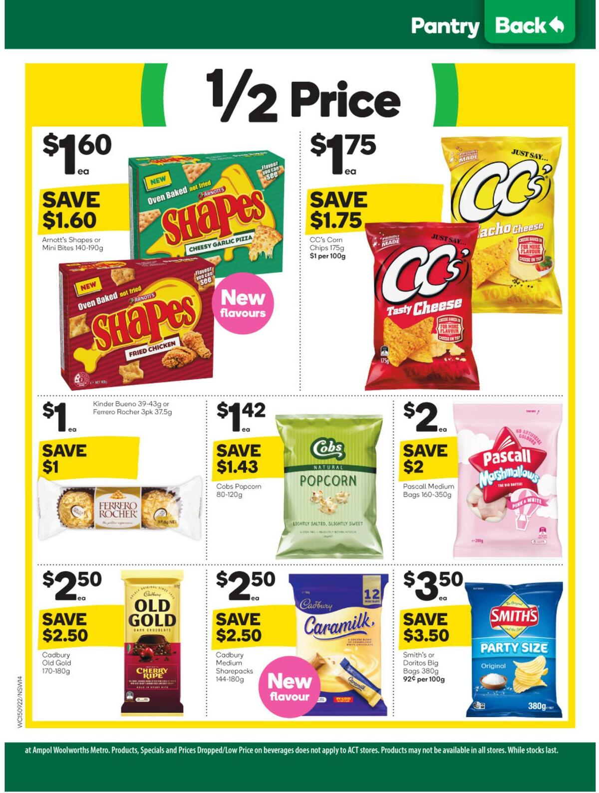 Woolworths Catalogues from 15 September