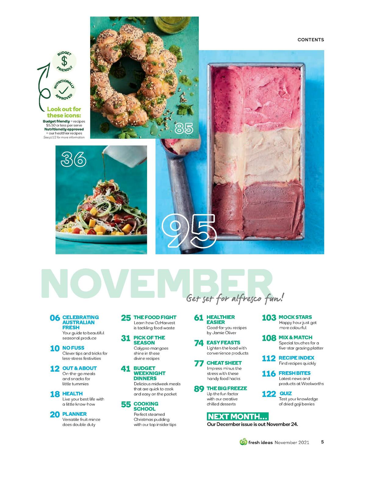 Woolworths Magazine November Catalogues from 1 November