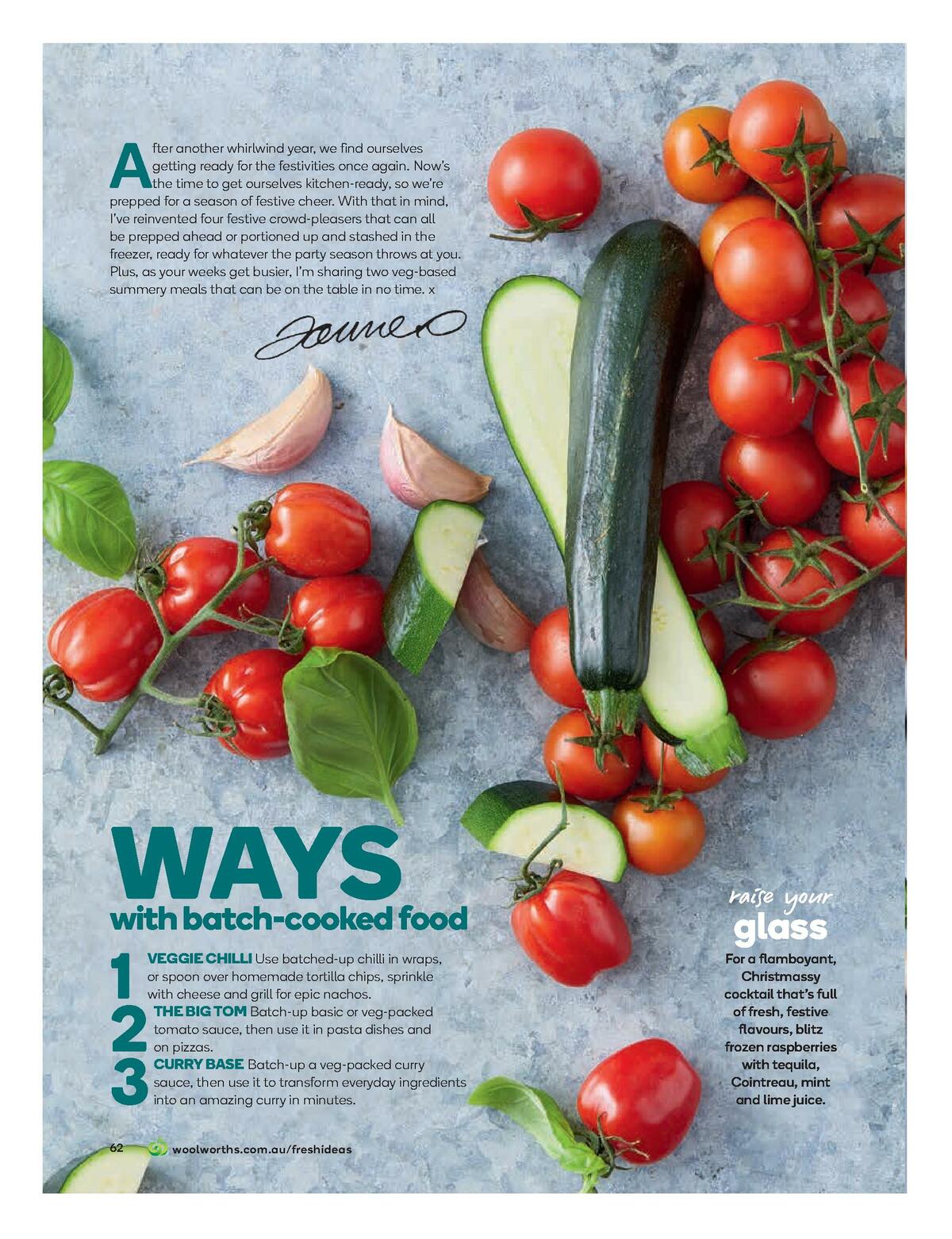 Woolworths Magazine November Catalogues from 1 November