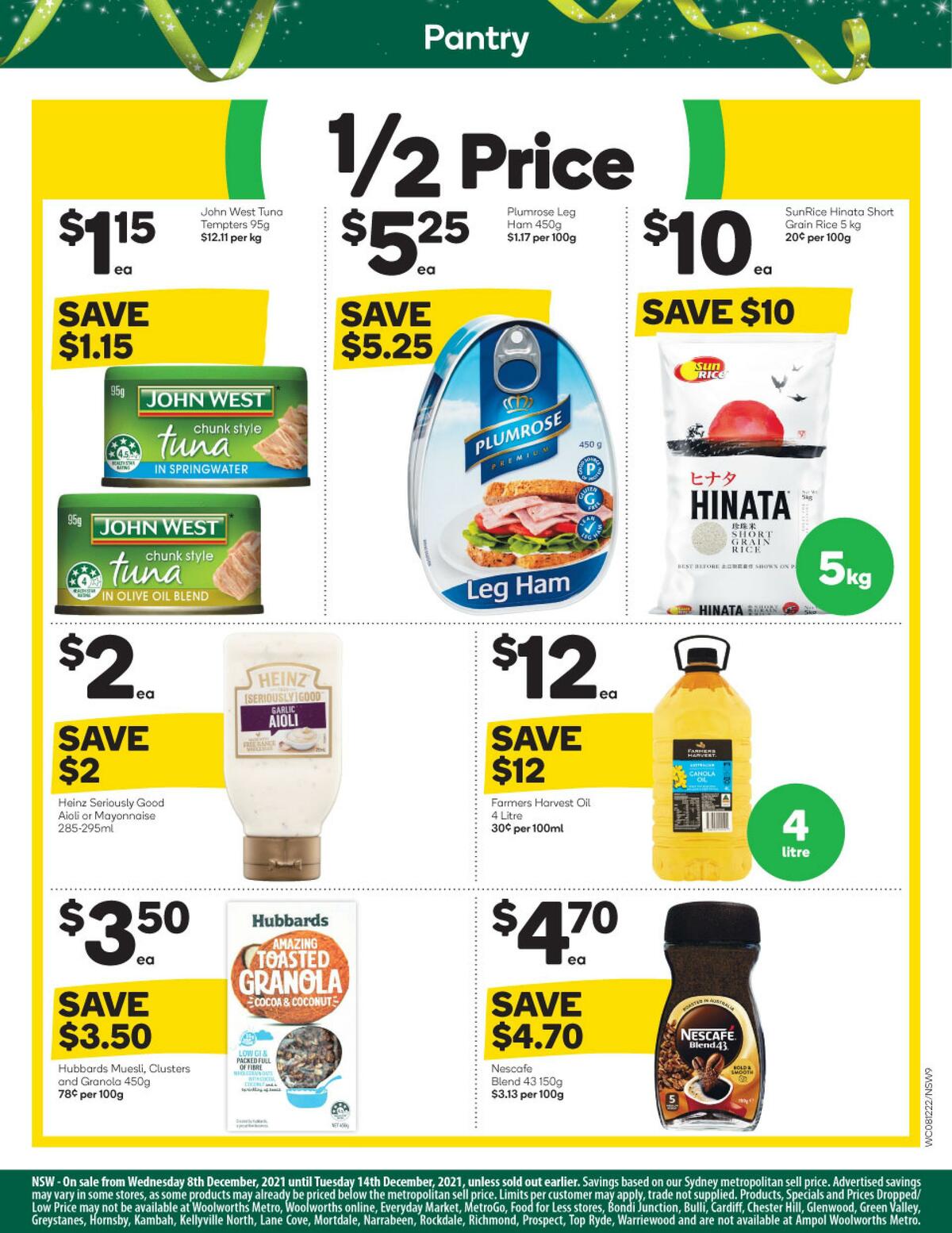 Woolworths Catalogues from 8 December