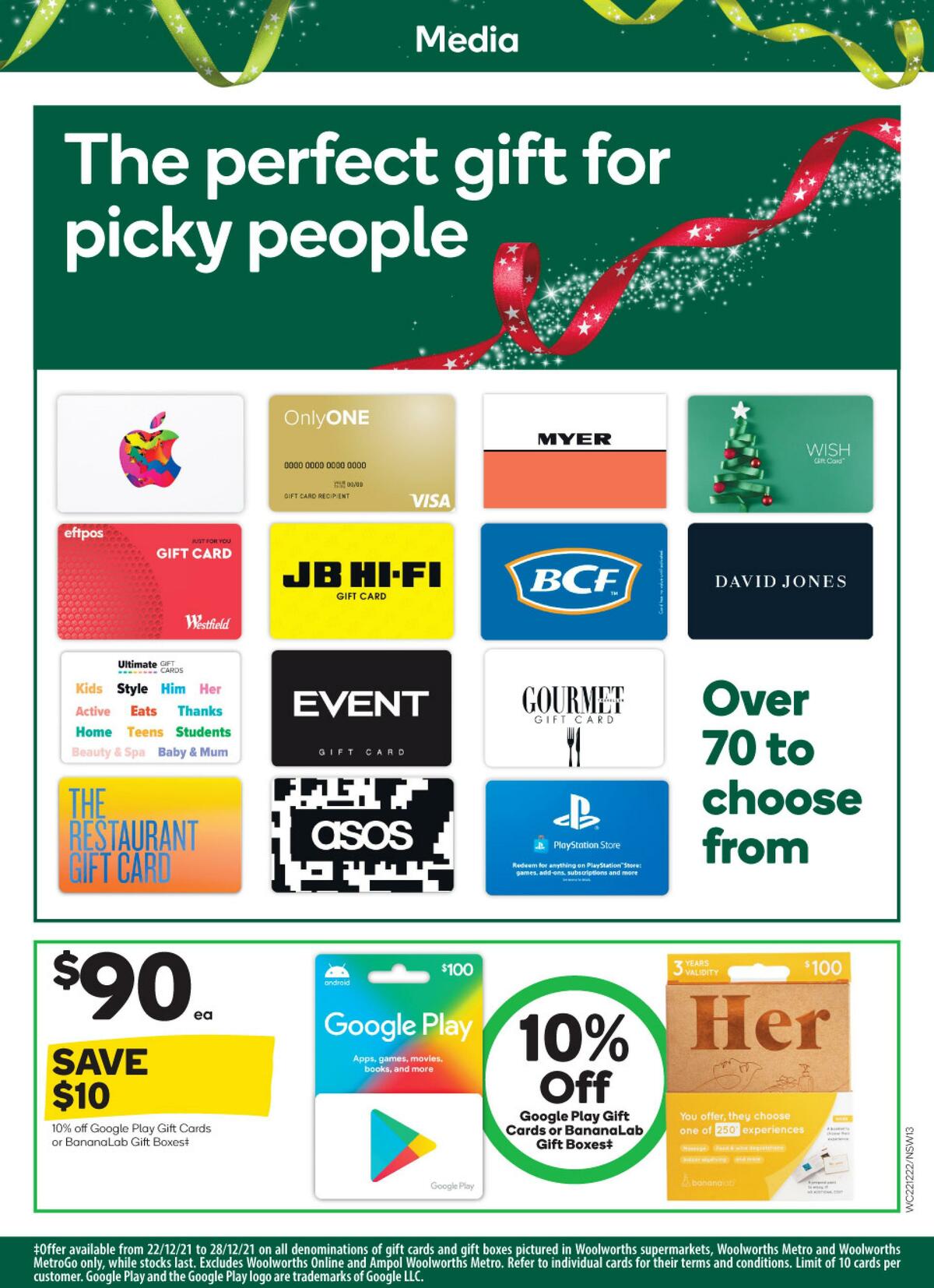 Woolworths Catalogues from 22 December