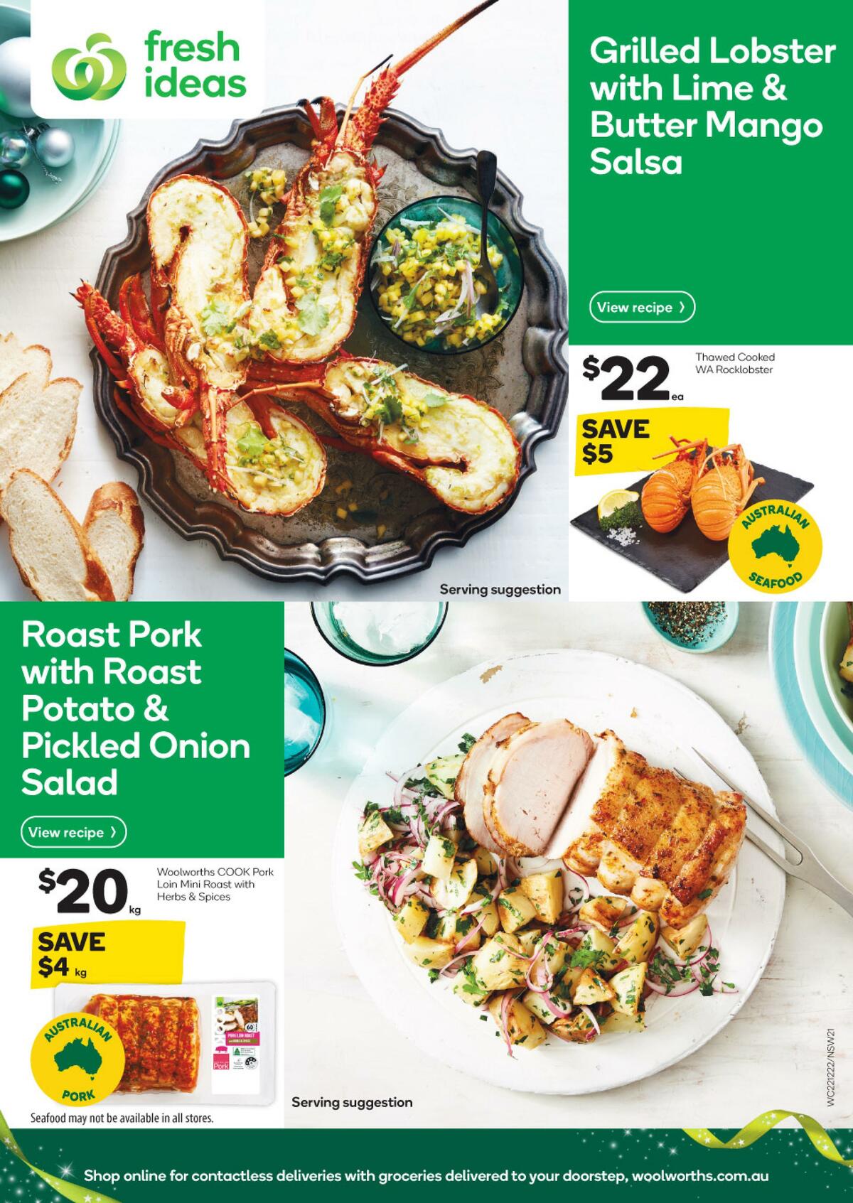 Woolworths Catalogues from 22 December