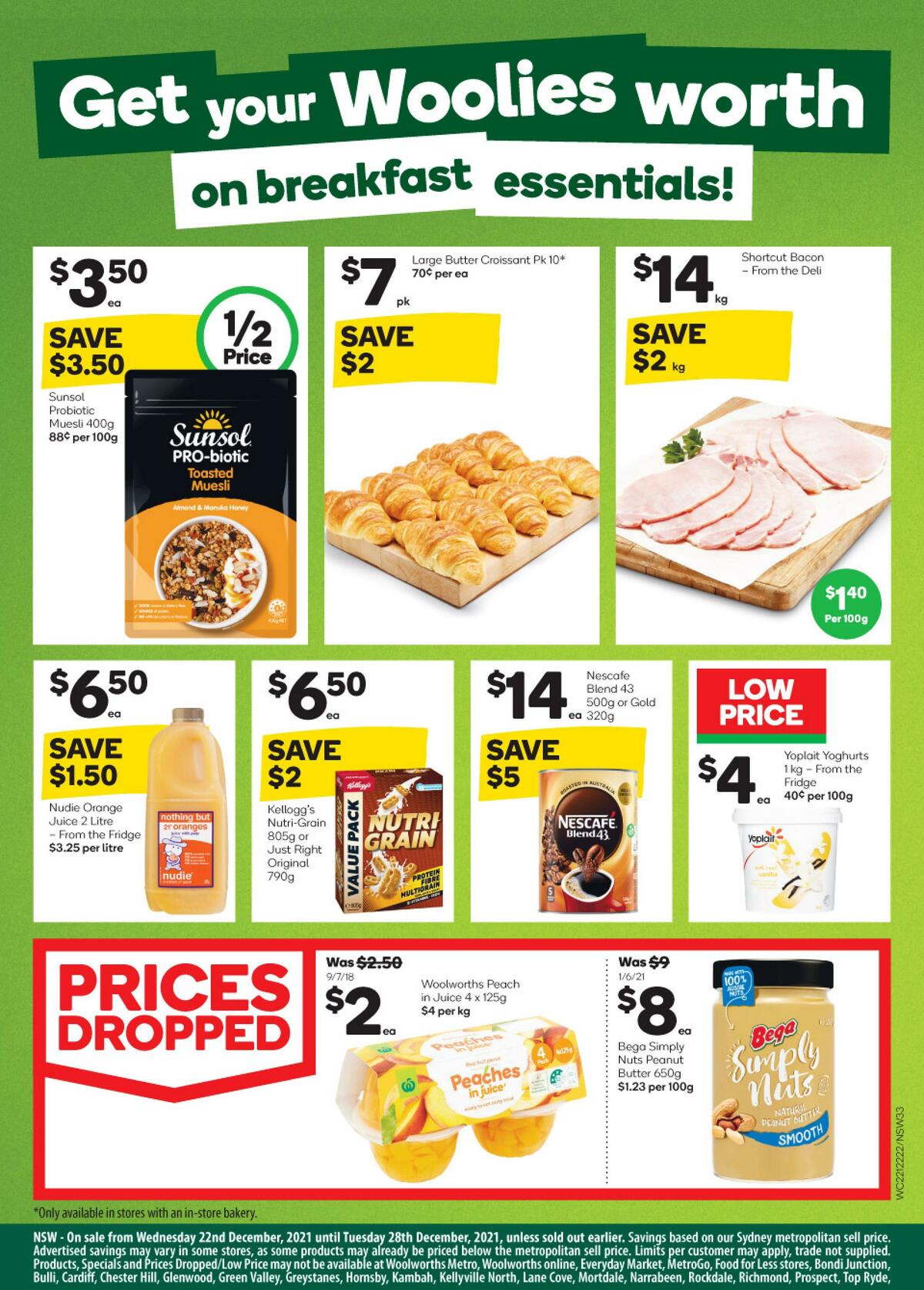 Woolworths Catalogues from 22 December