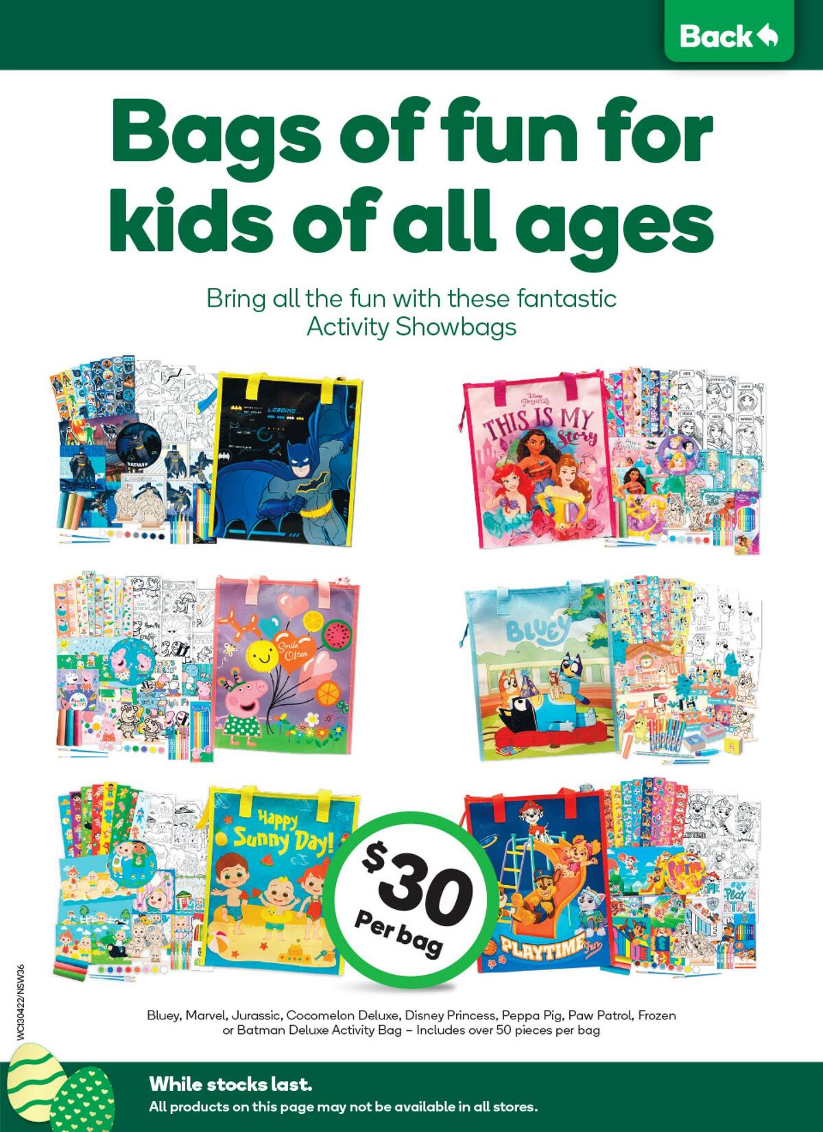 Woolworths Catalogues from 13 April