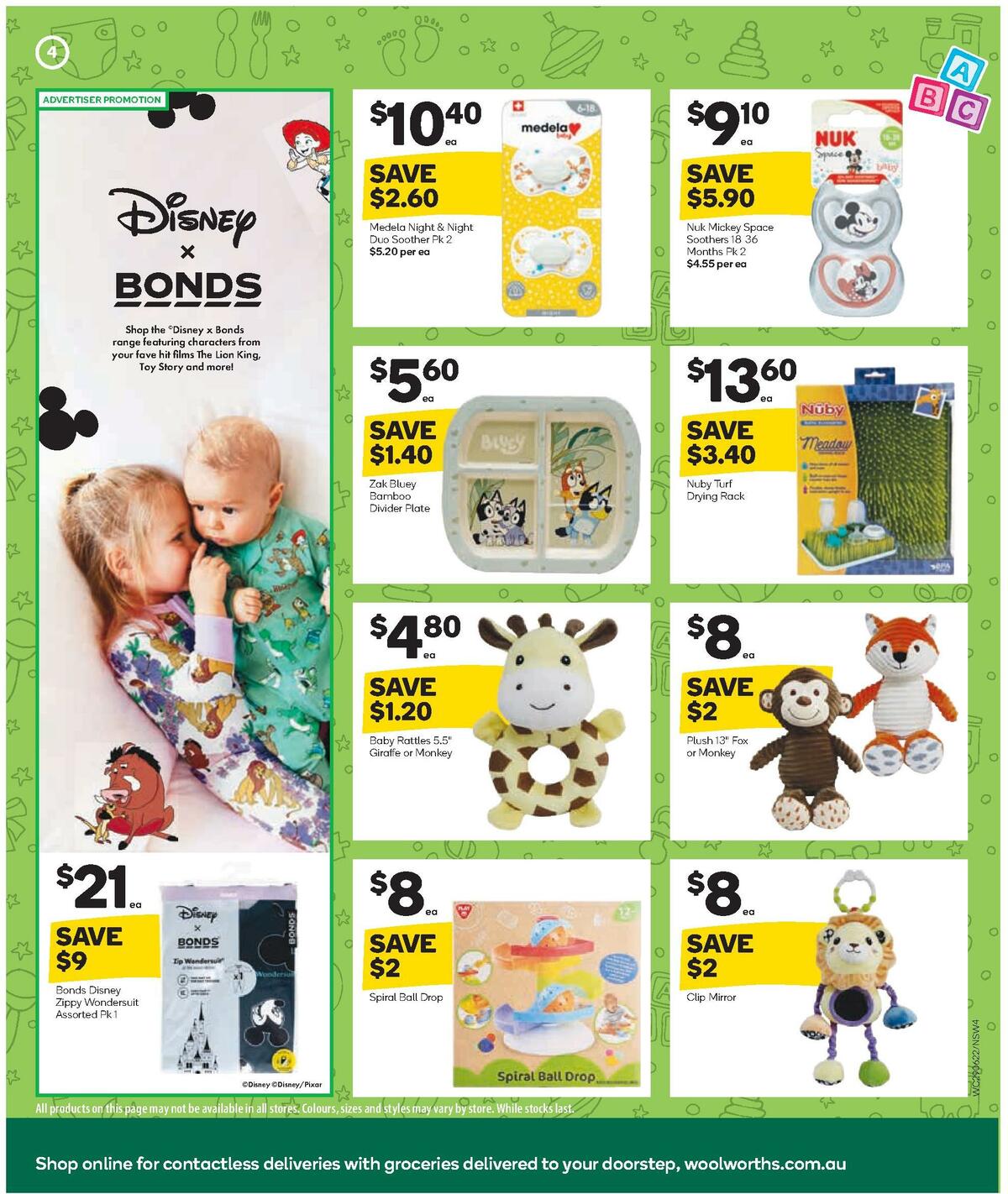 Woolworths Baby & Toodler Catalogues from 29 June