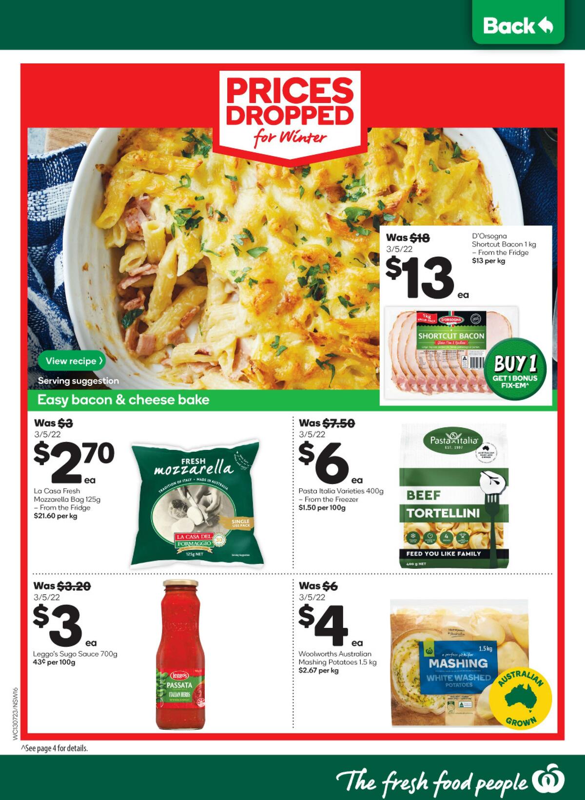 Woolworths Catalogues from 13 July