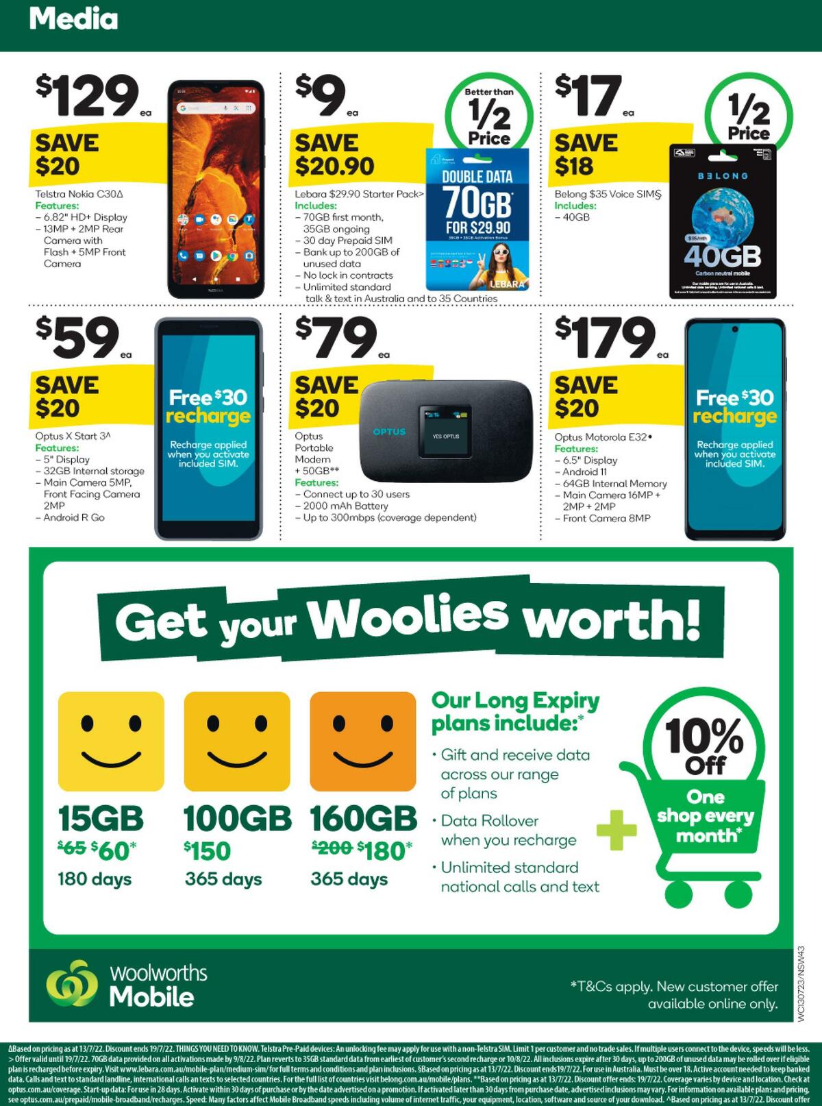 Woolworths Catalogues from 13 July