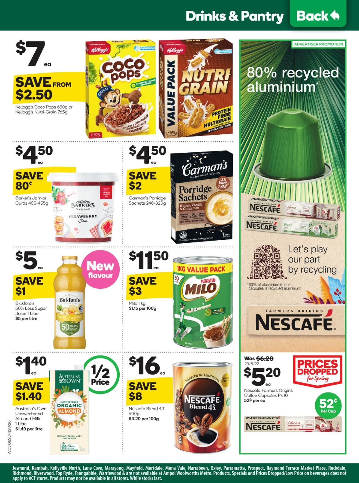 Woolworths Catalogues from 31 August