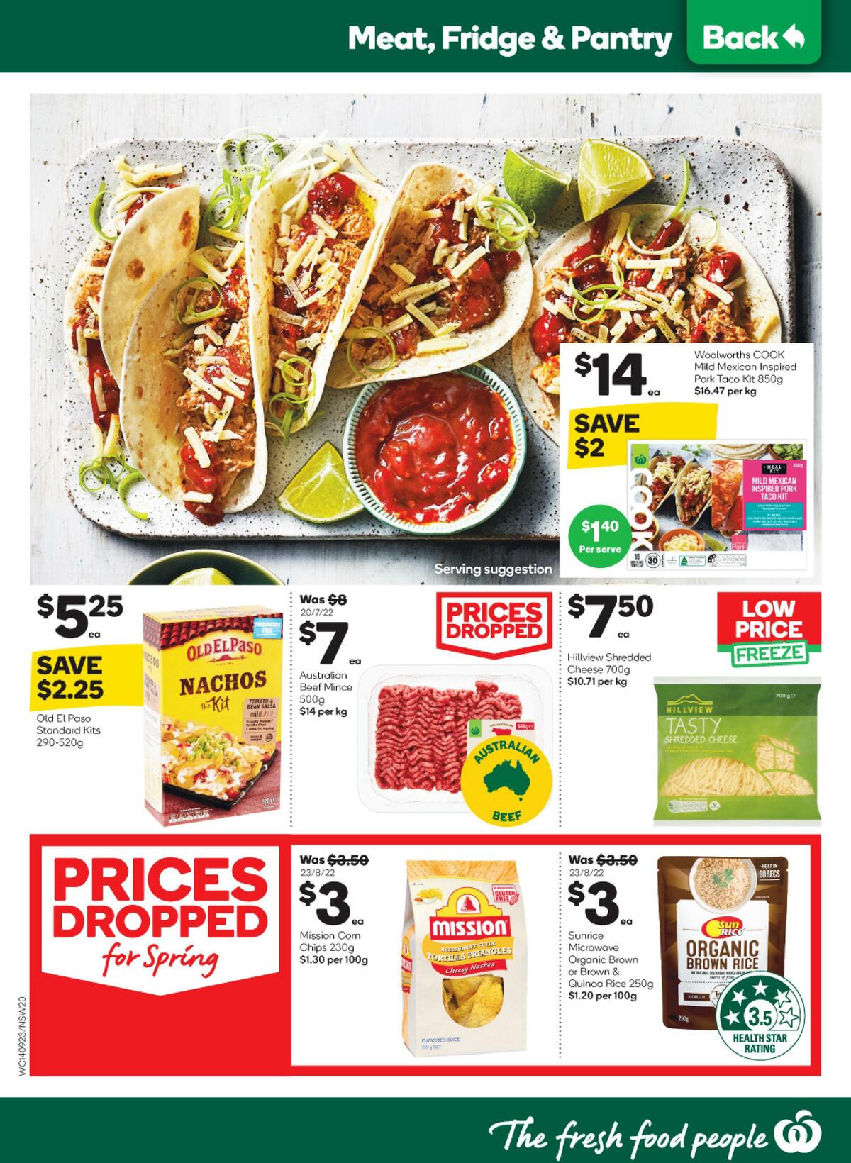 Woolworths Catalogues from 14 September