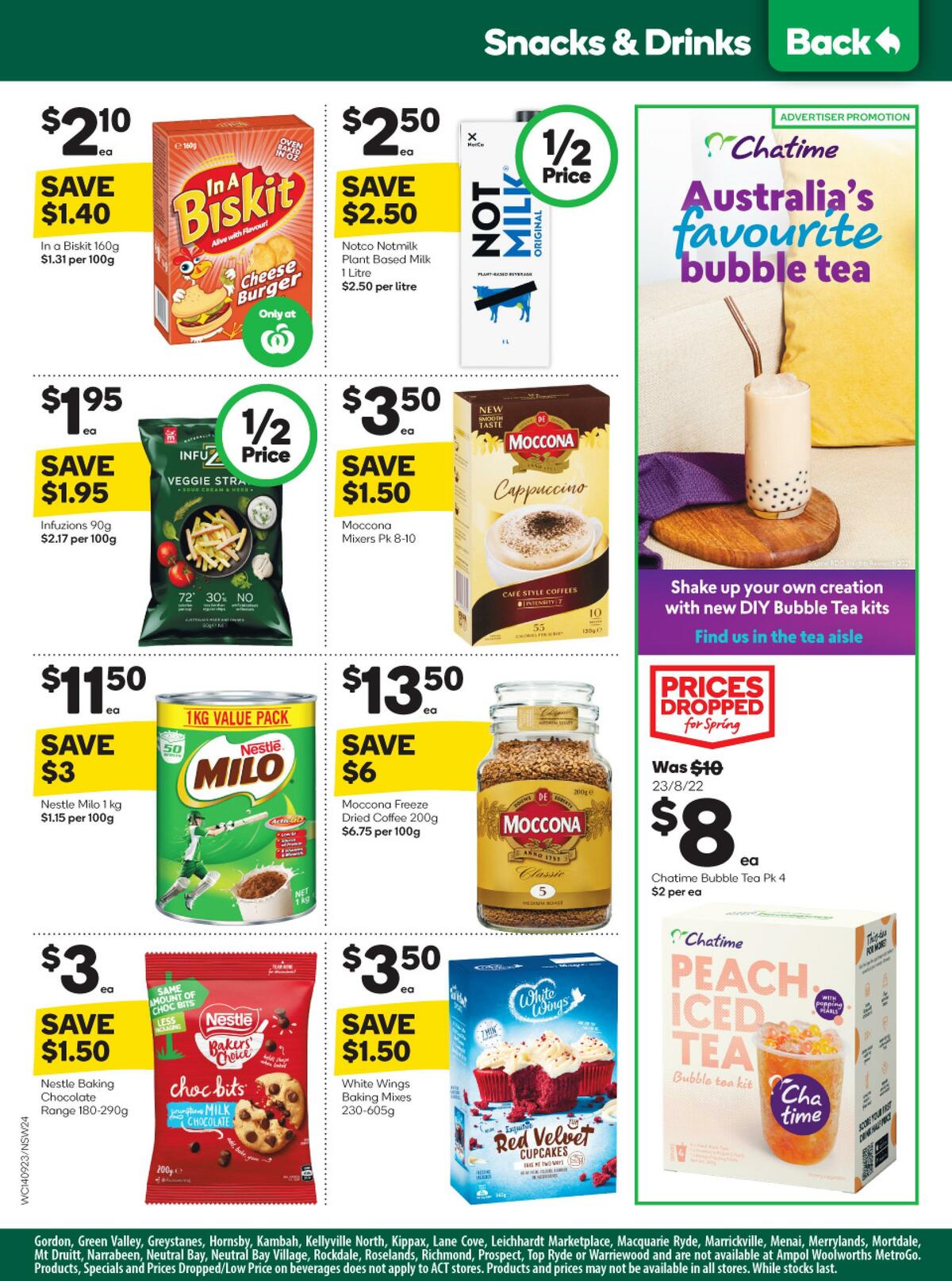 Woolworths Catalogues from 14 September