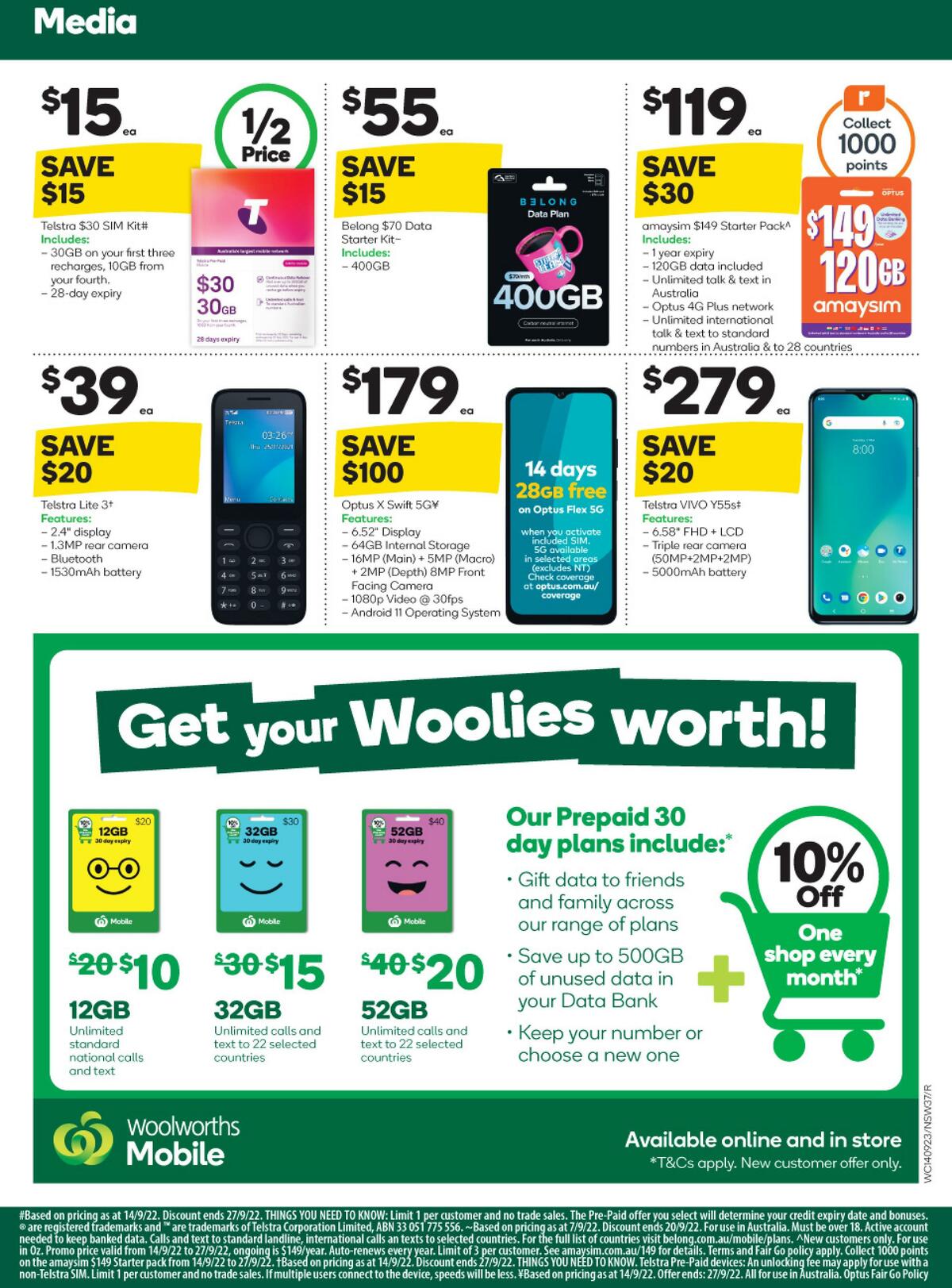 Woolworths Catalogues from 14 September