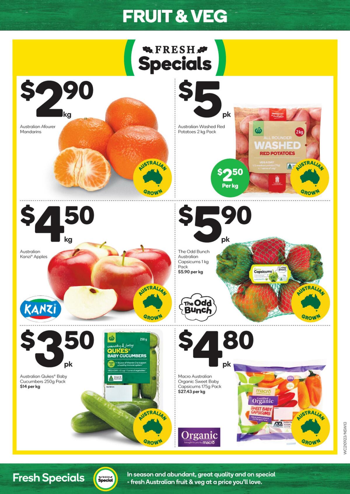 Woolworths Catalogues from 21 September