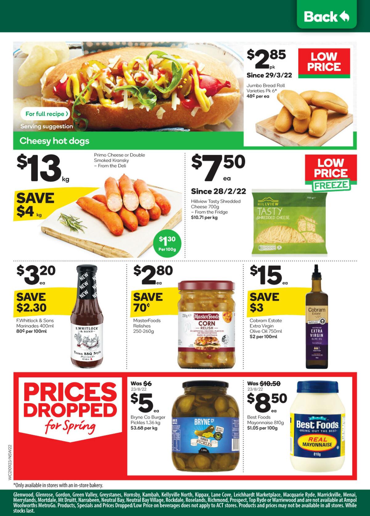 Woolworths Catalogues from 21 September