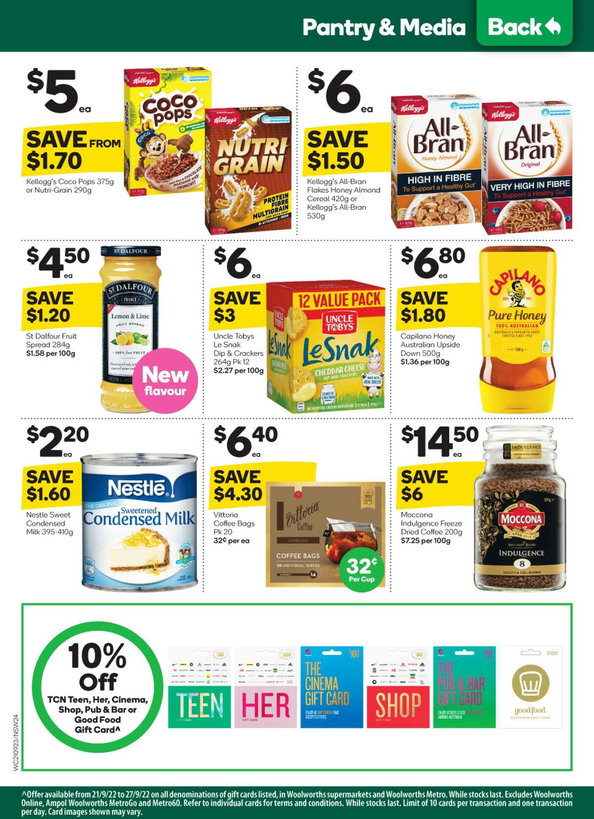 Woolworths Catalogues from 21 September