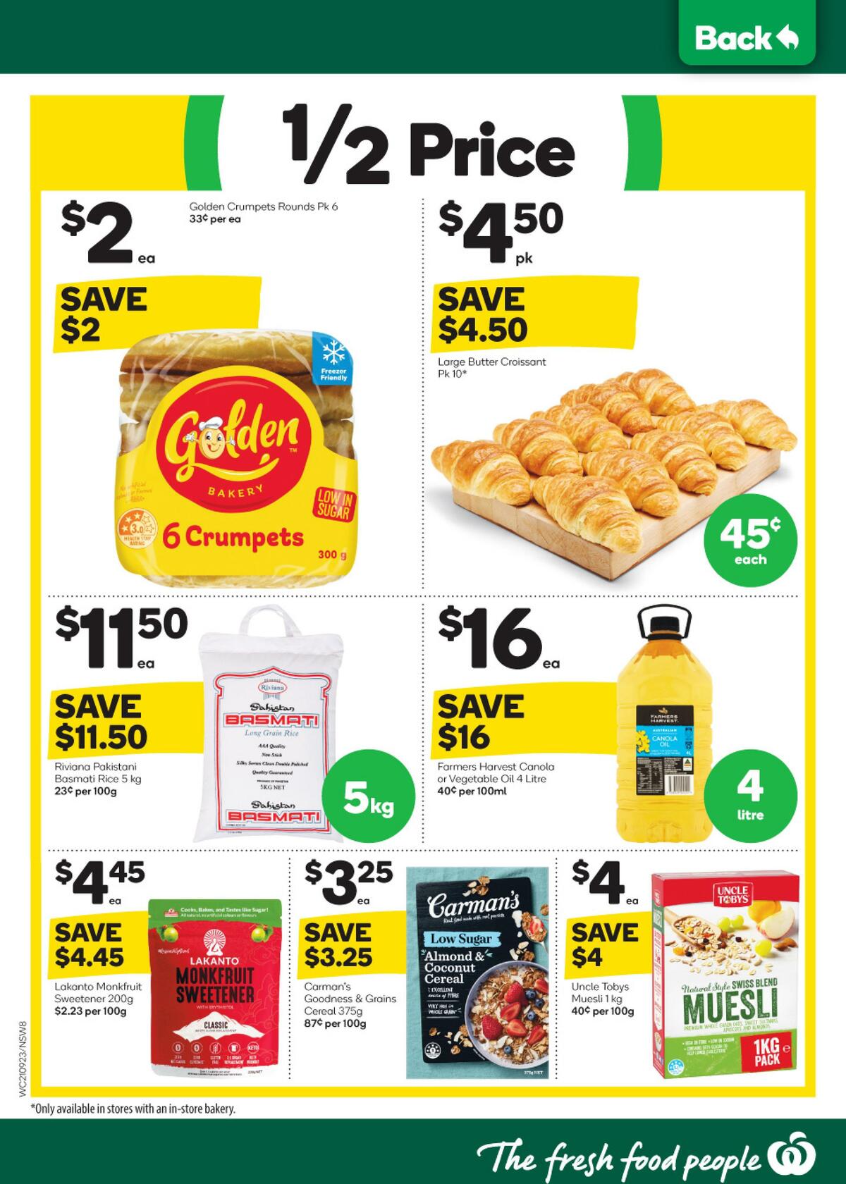 Woolworths Catalogues from 21 September