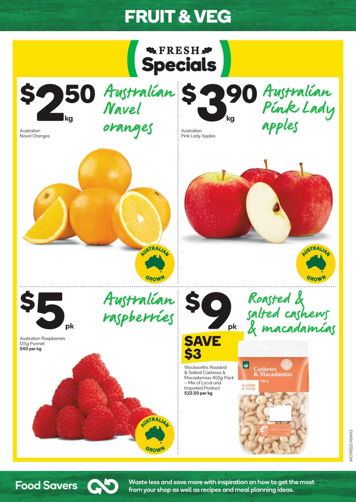 Woolworths Catalogues from 19 October