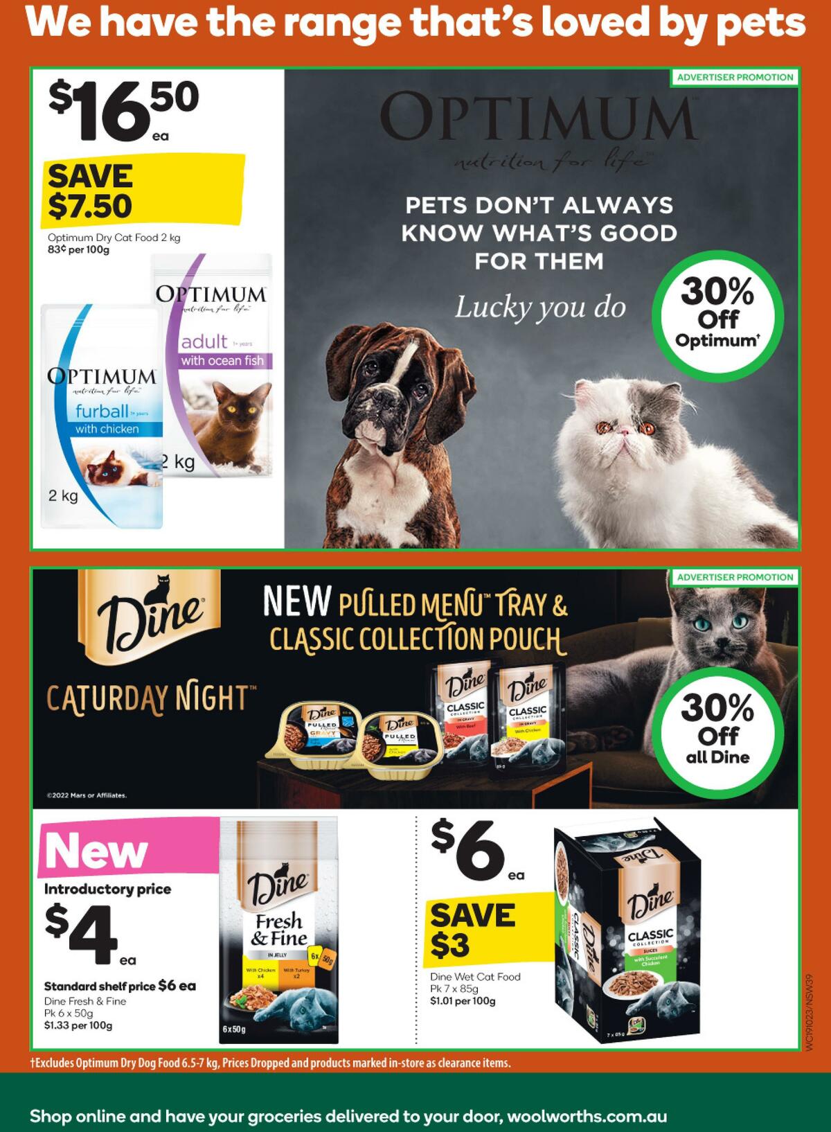 Woolworths Catalogues from 19 October