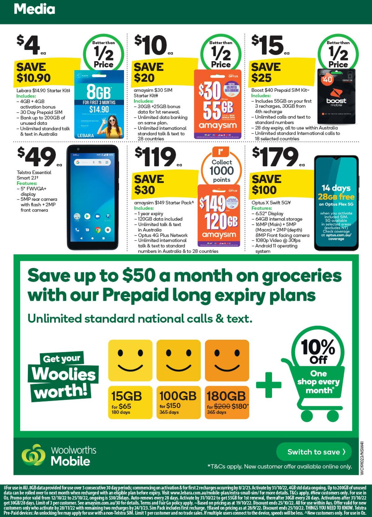 Woolworths Catalogues from 19 October